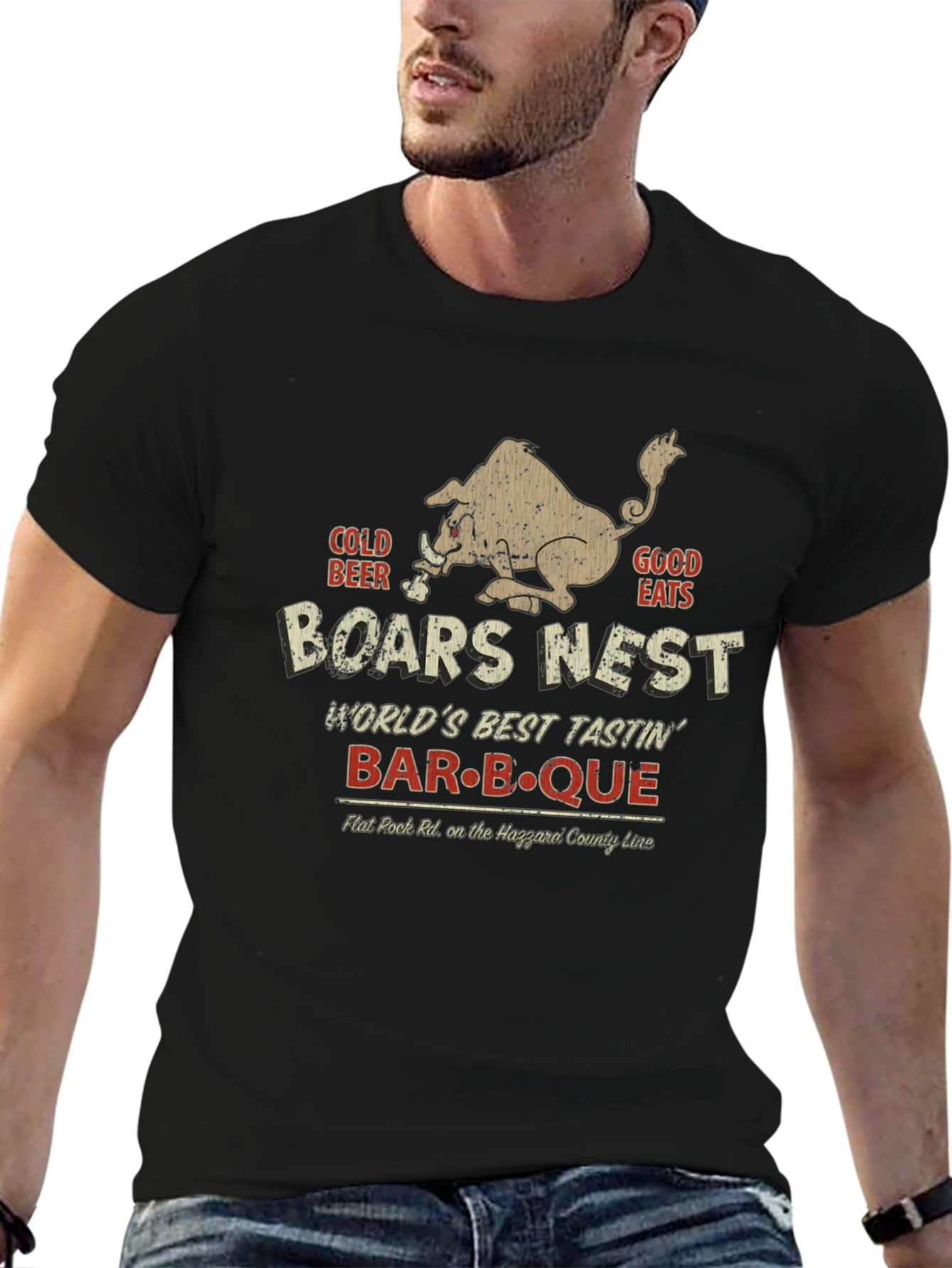 Black Boar's Nest BBQ T-Shirt view 6