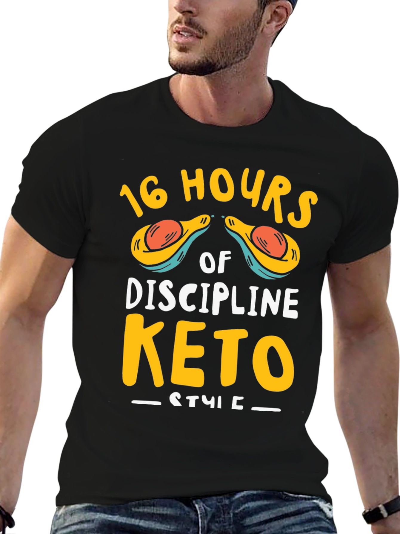 16 Hours of Discipline Keto Style T-Shirt - 6