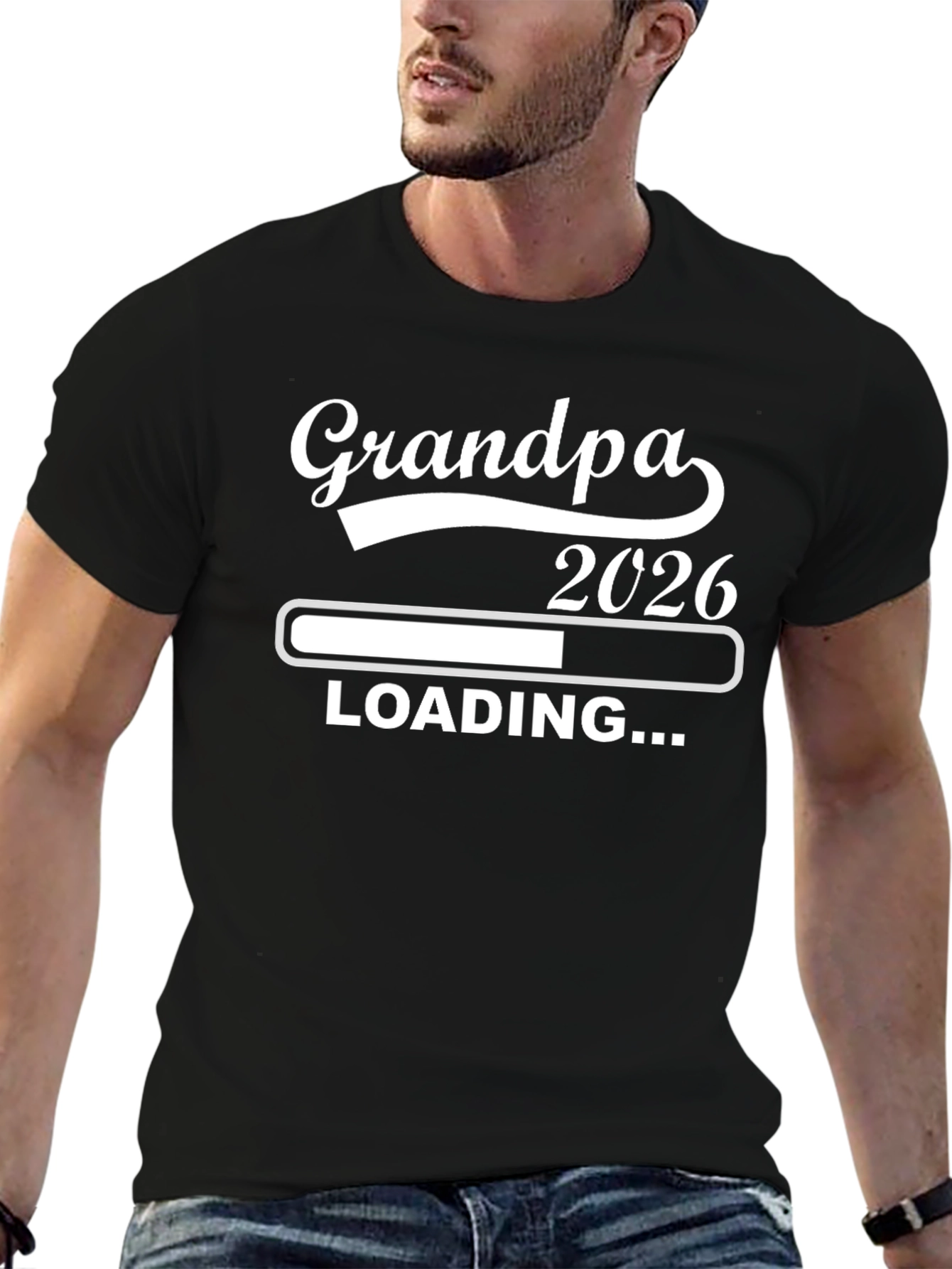 Grandpa 2026 Loading T-Shirt - 6