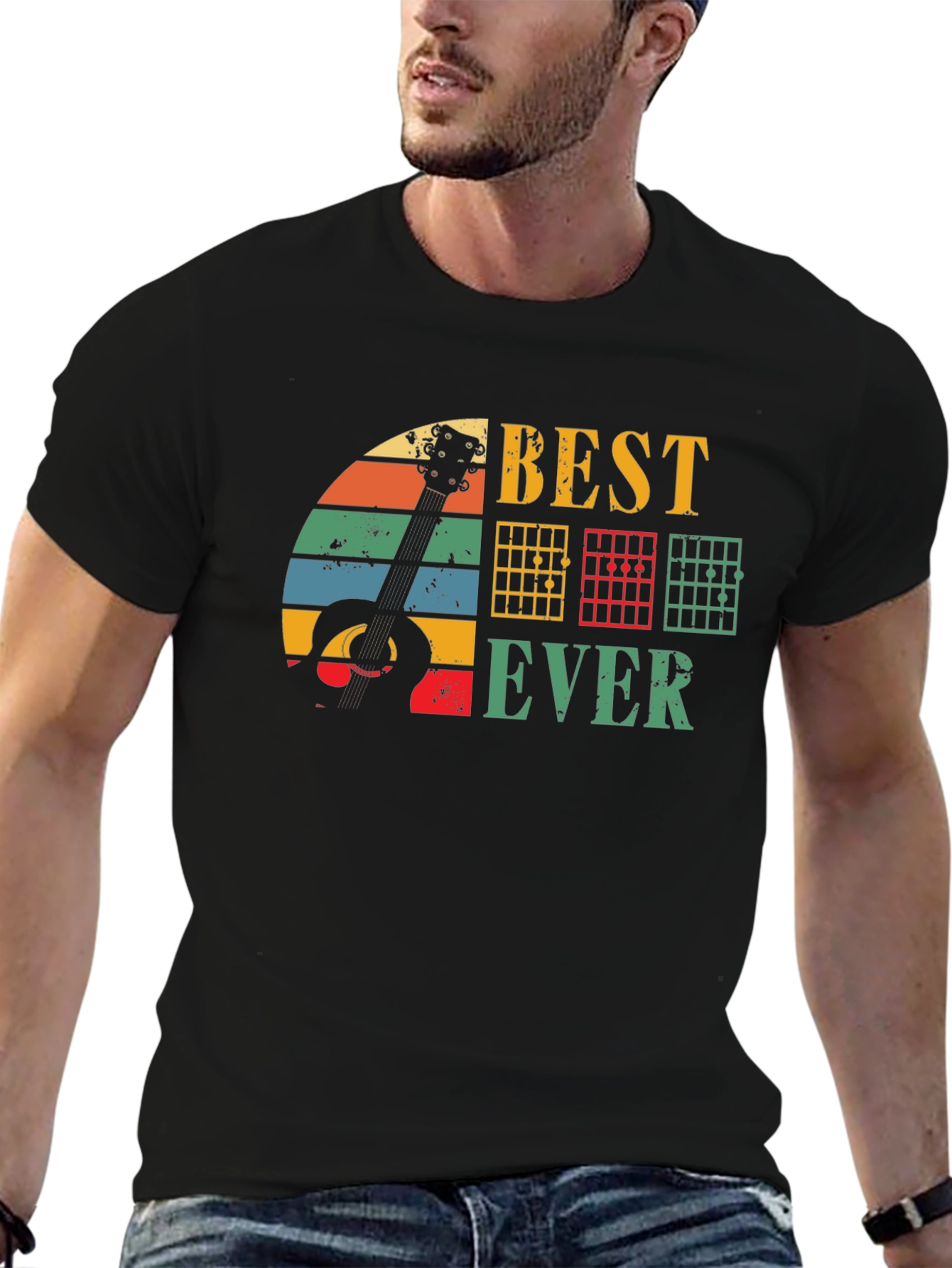 Best Guitar Ever T-Shirt - Retro Music Tee - 6