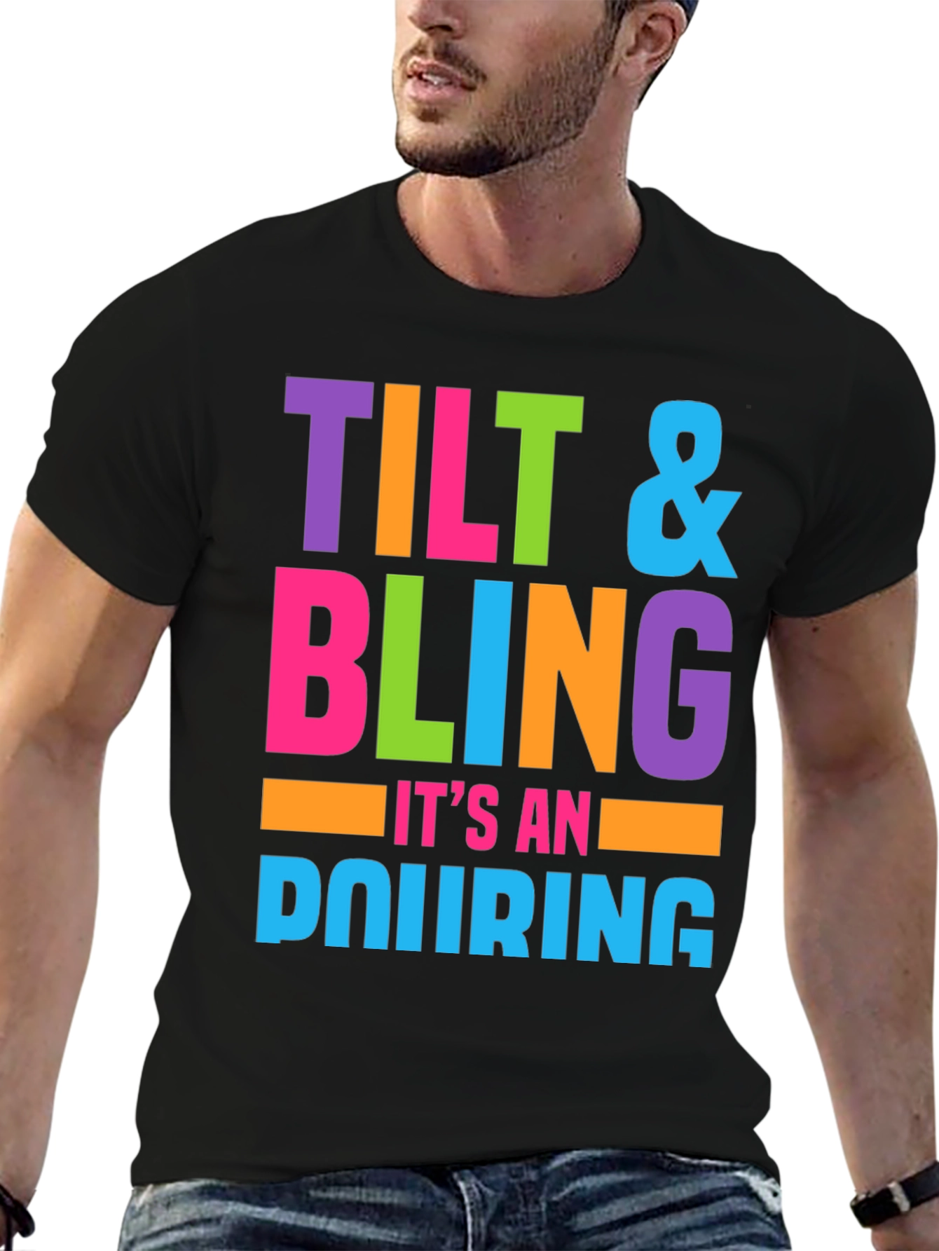 Tilt & Bling Graphic T-Shirt - 6