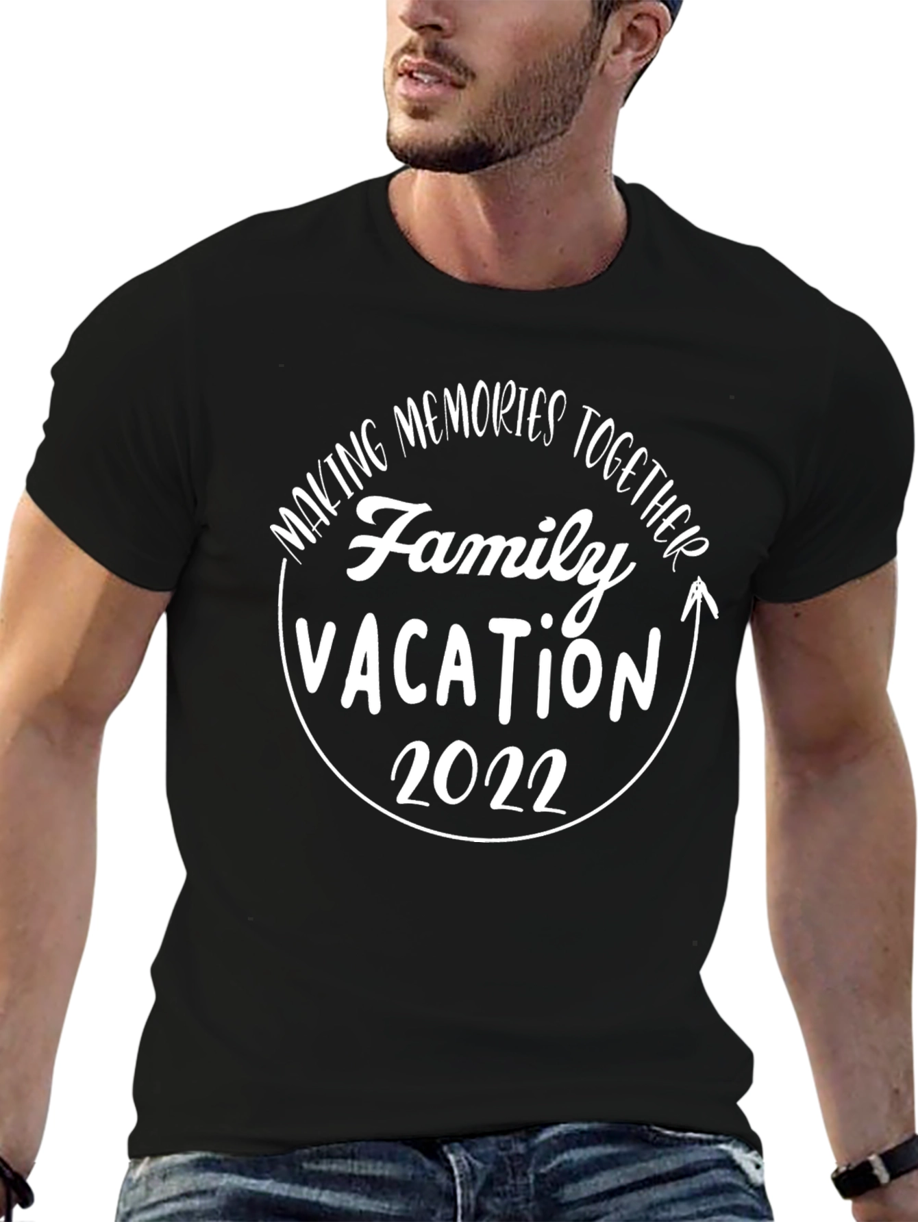 Black Family Vacation 2022 Memories T-Shirt view 6