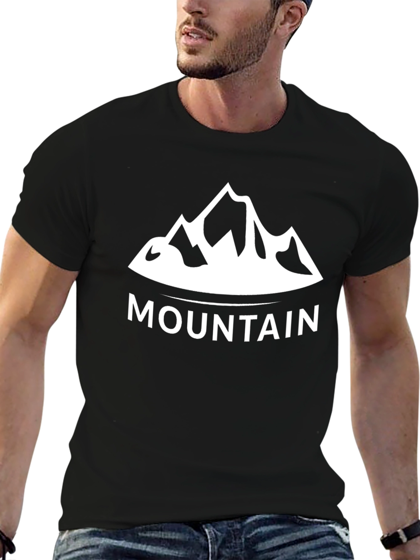 Black Mountain Graphic T-Shirt - Black view 6
