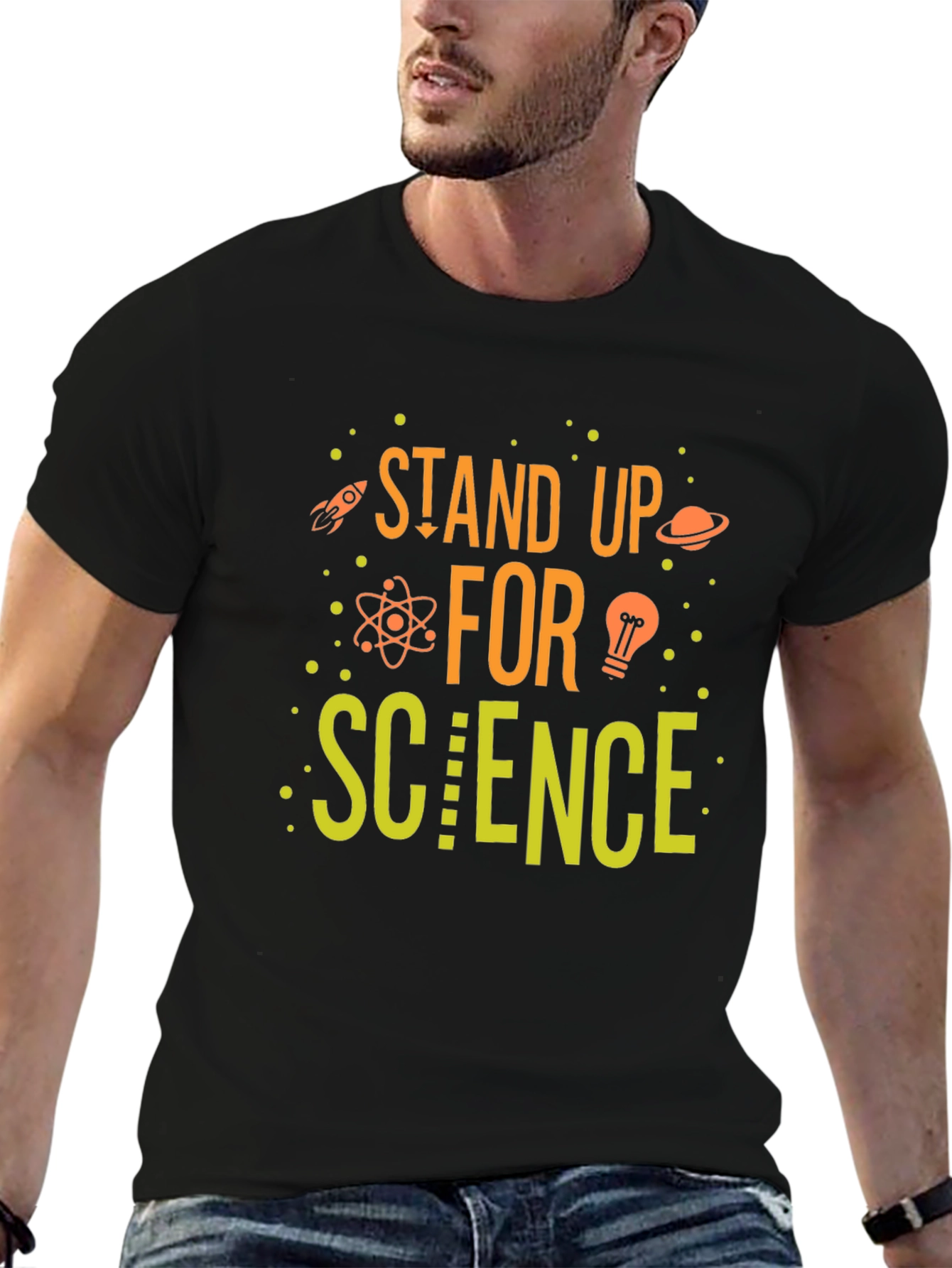Stand Up For Science T-Shirt - Geeky Design - 6