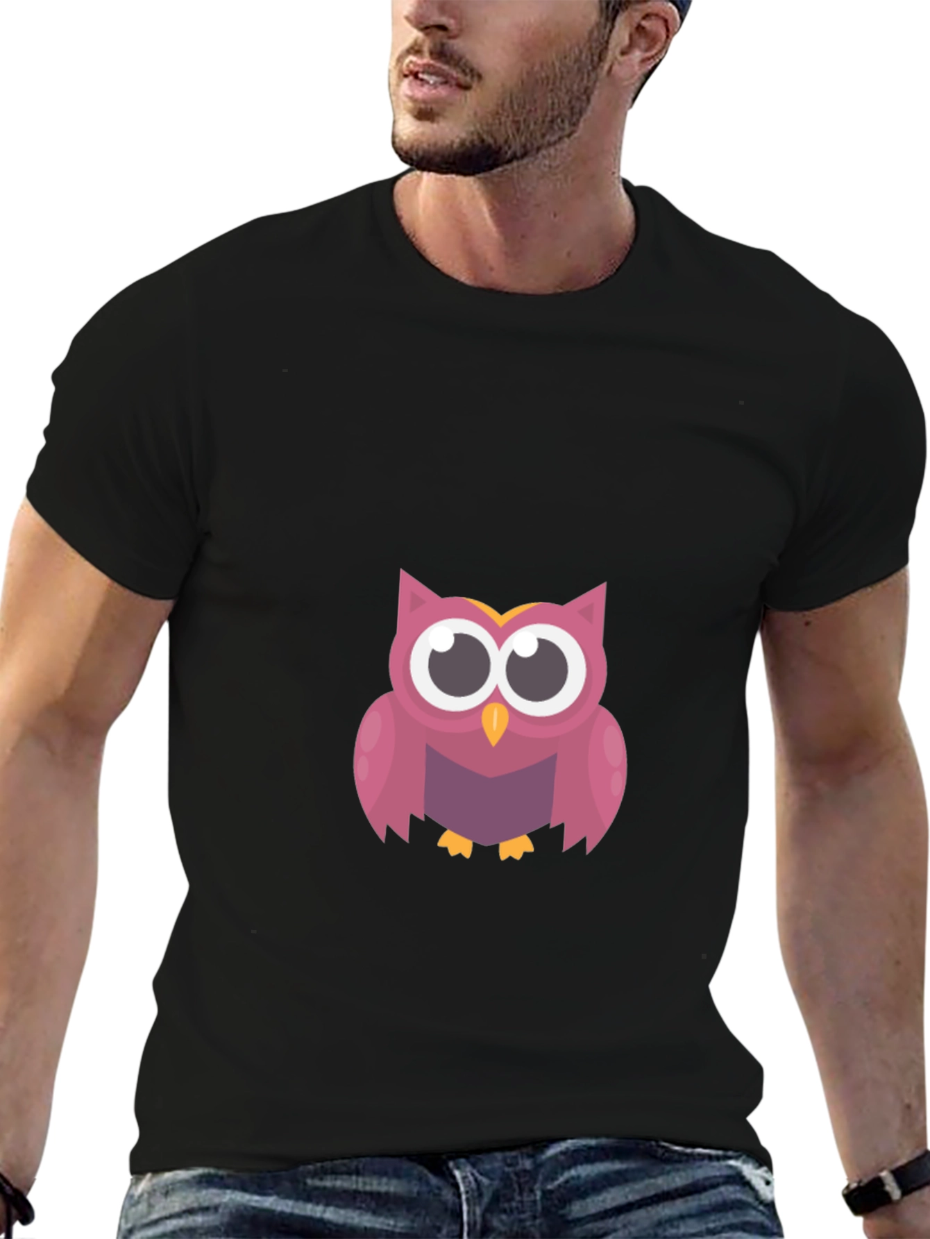 Black Owl Graphic T-Shirt - Fun and Stylish Tee view 6