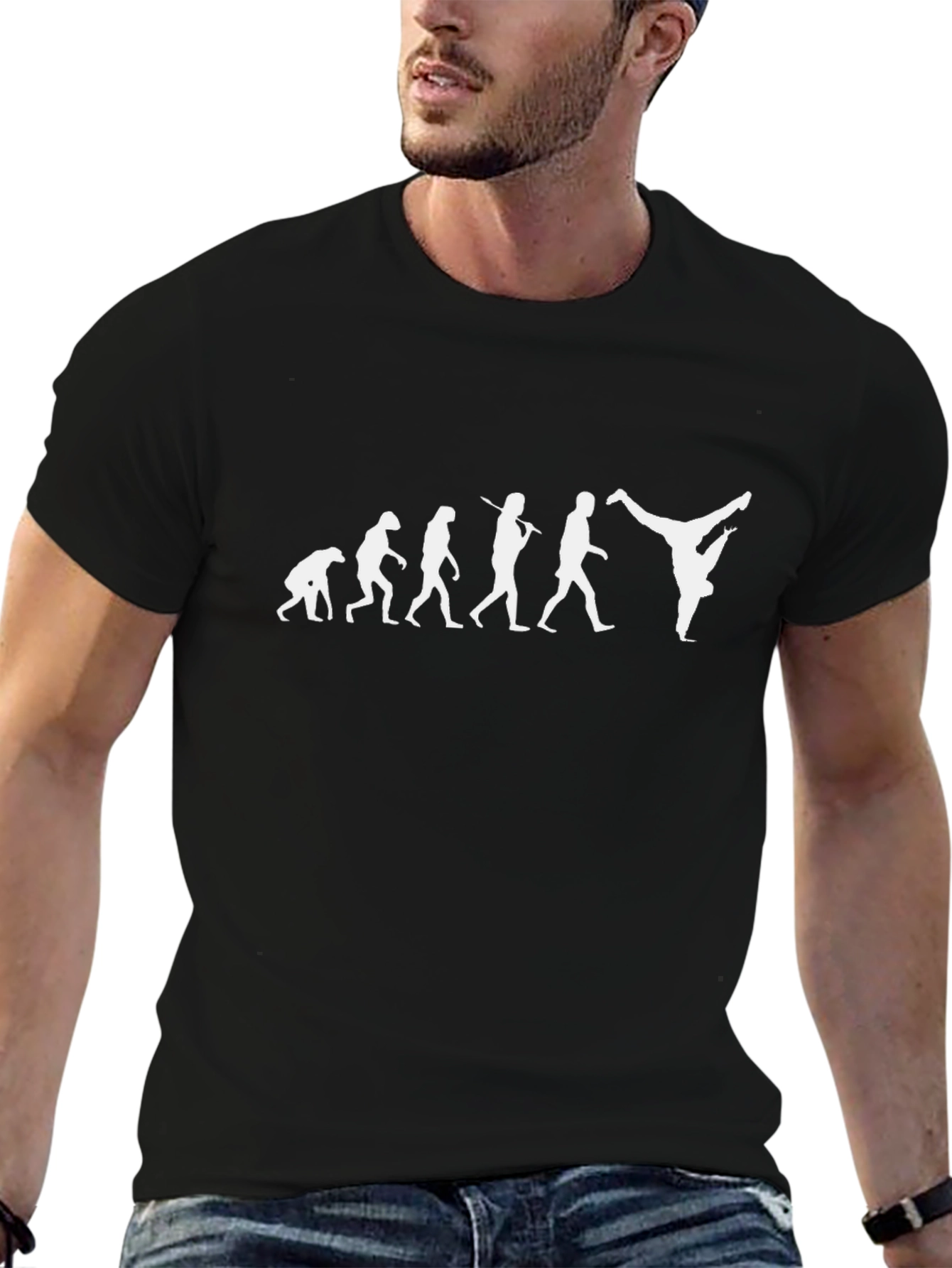 Black Evolution of Dance Black T-Shirt view 6