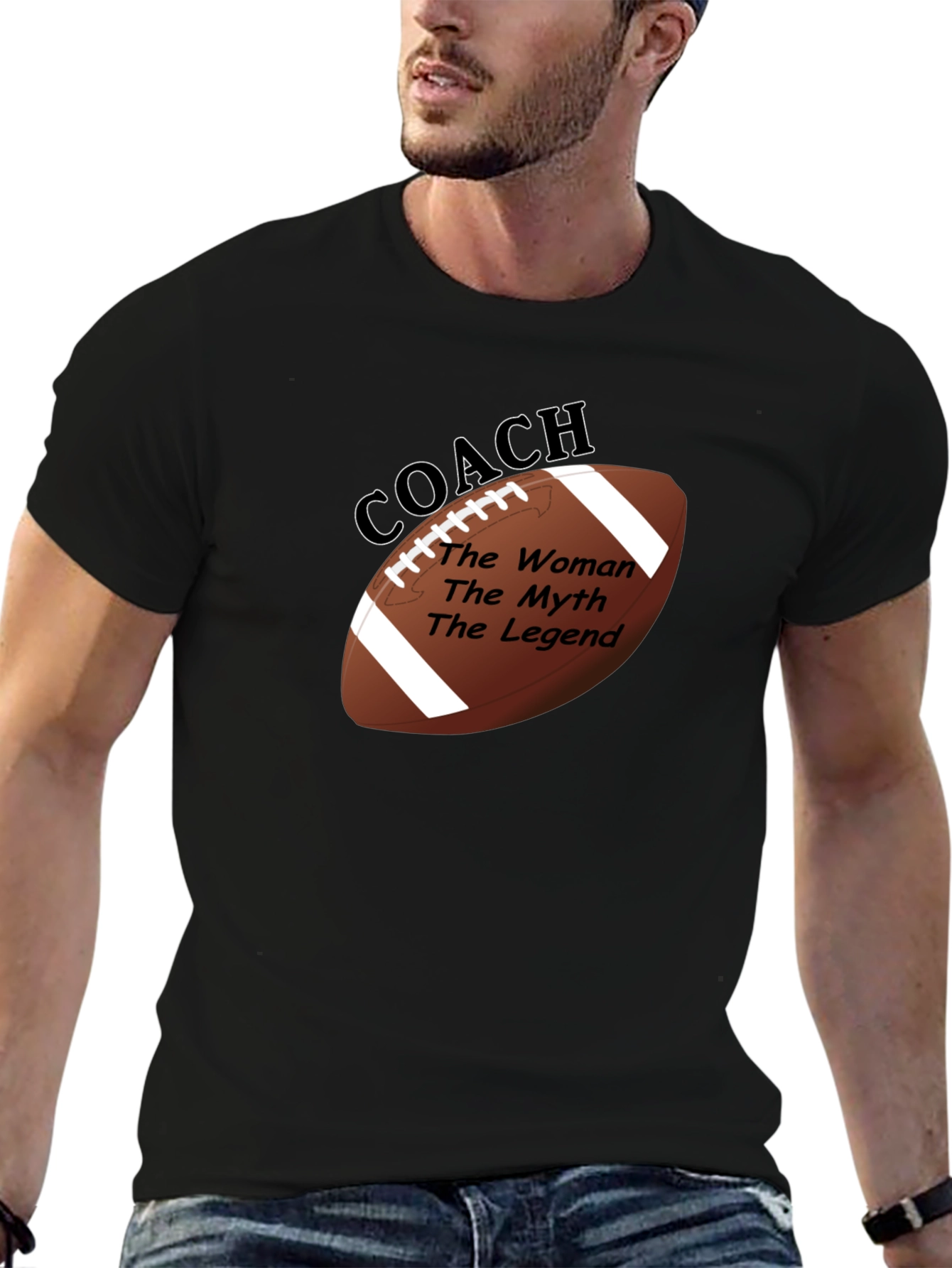 Black Coach The Woman The Myth The Legend T-Shirt view 6