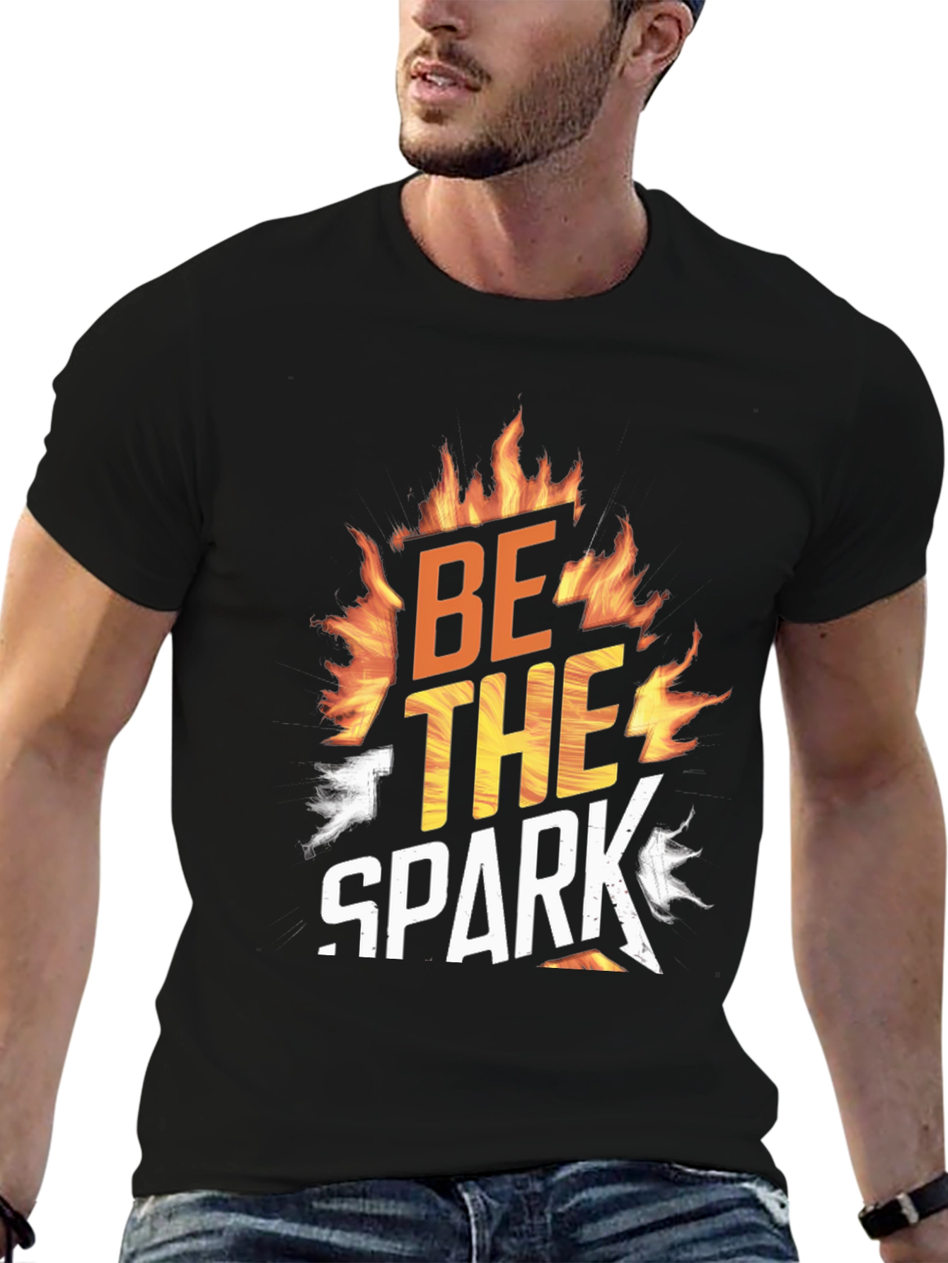 Black Be The Spark Graphic Tee - Black T-Shirt view 6
