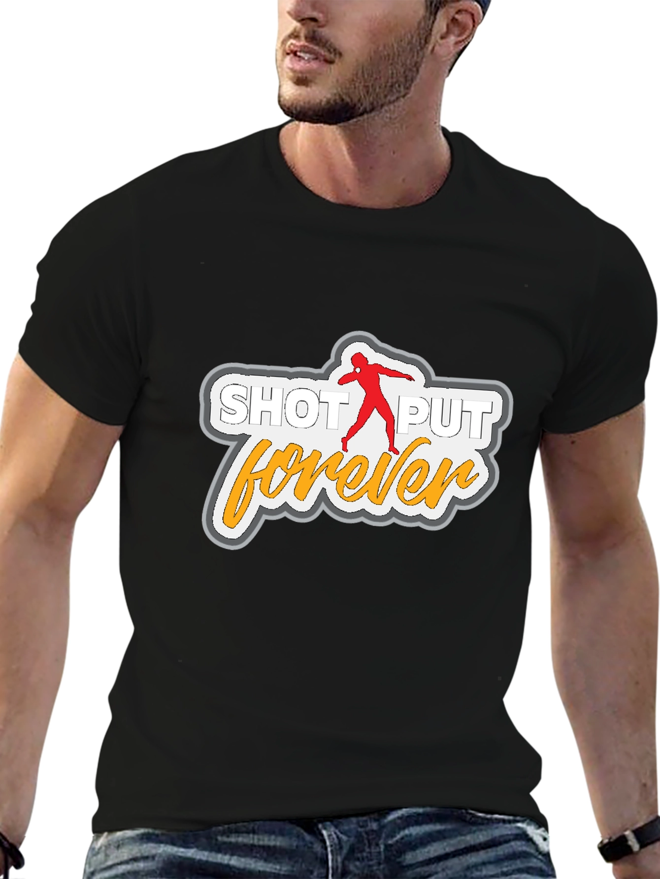 Black Shot Put Forever T-Shirt Black view 6