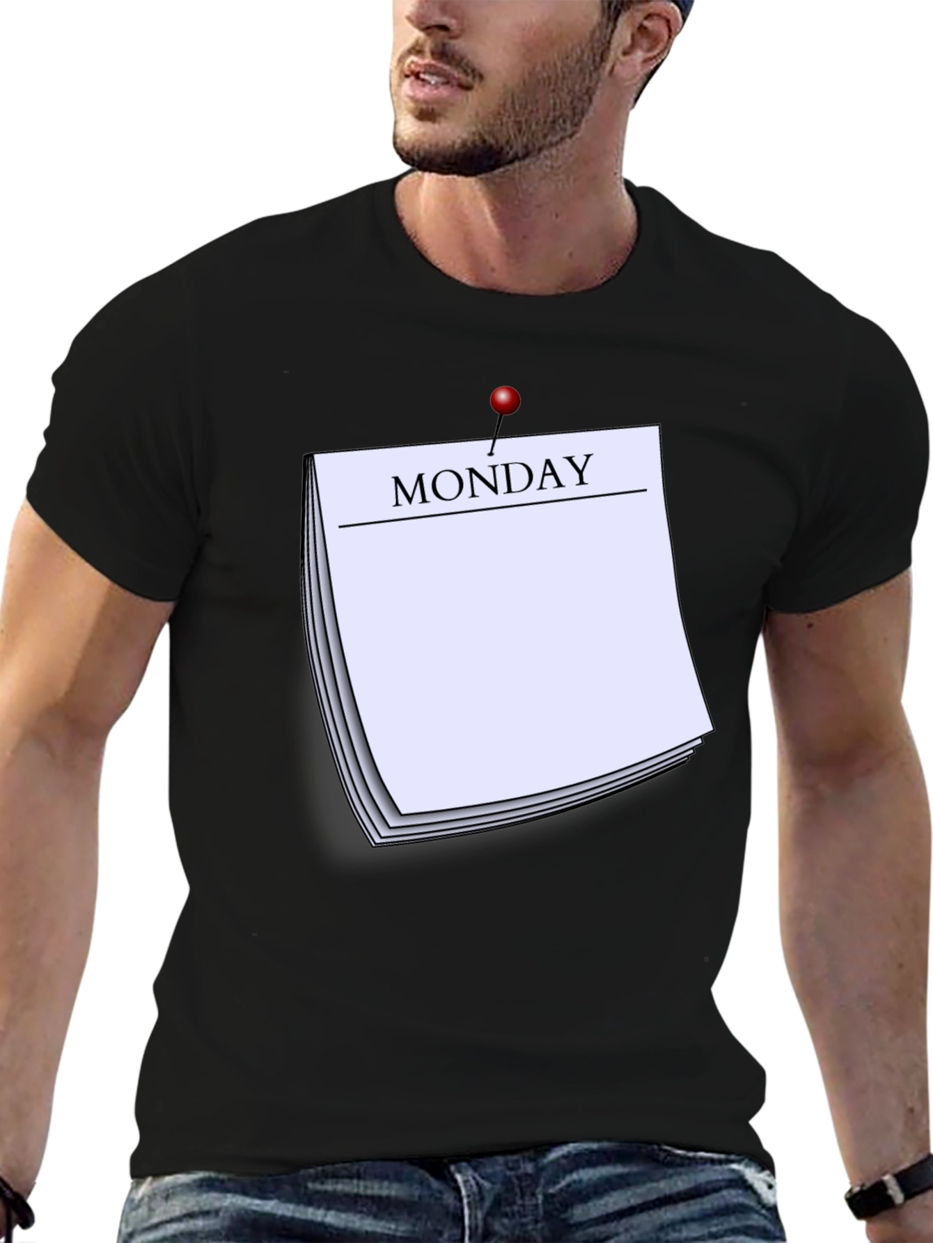 Monday Reminder T-Shirt - Everyday Casual Wear - 6