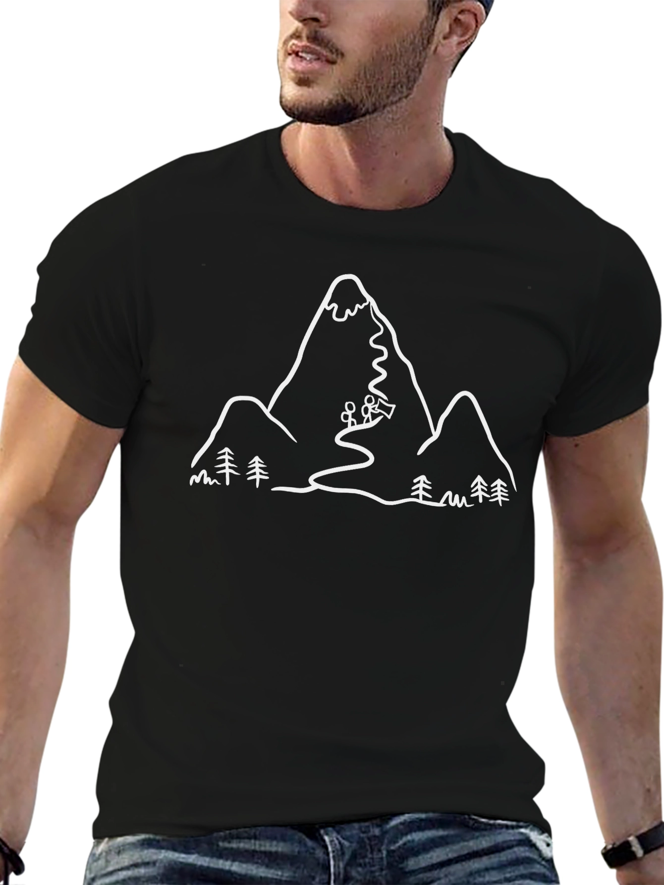 Black Mountain Adventure T-Shirt - Black view 6