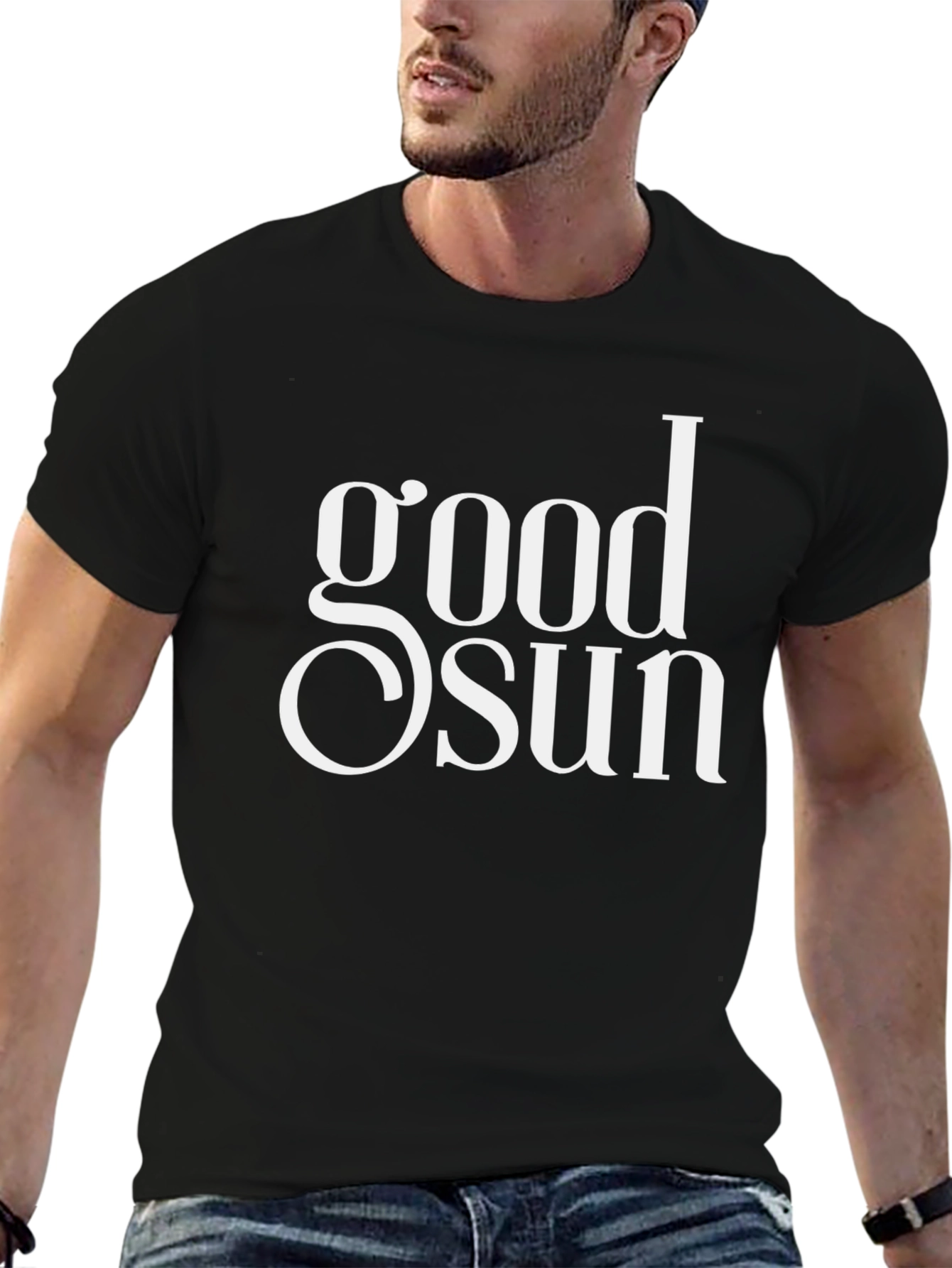 Black Good Sun Graphic Tee - Stylish Comfort view 6