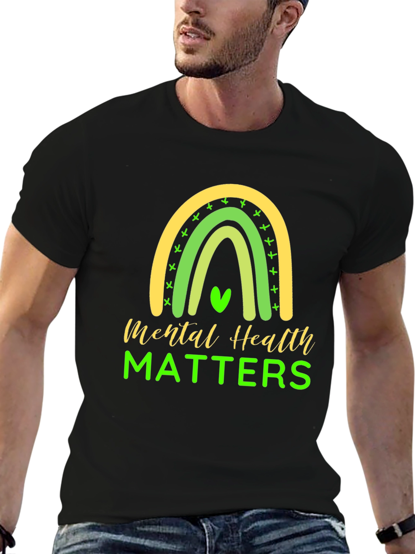 Black Mental Health Matters T-Shirt view 6