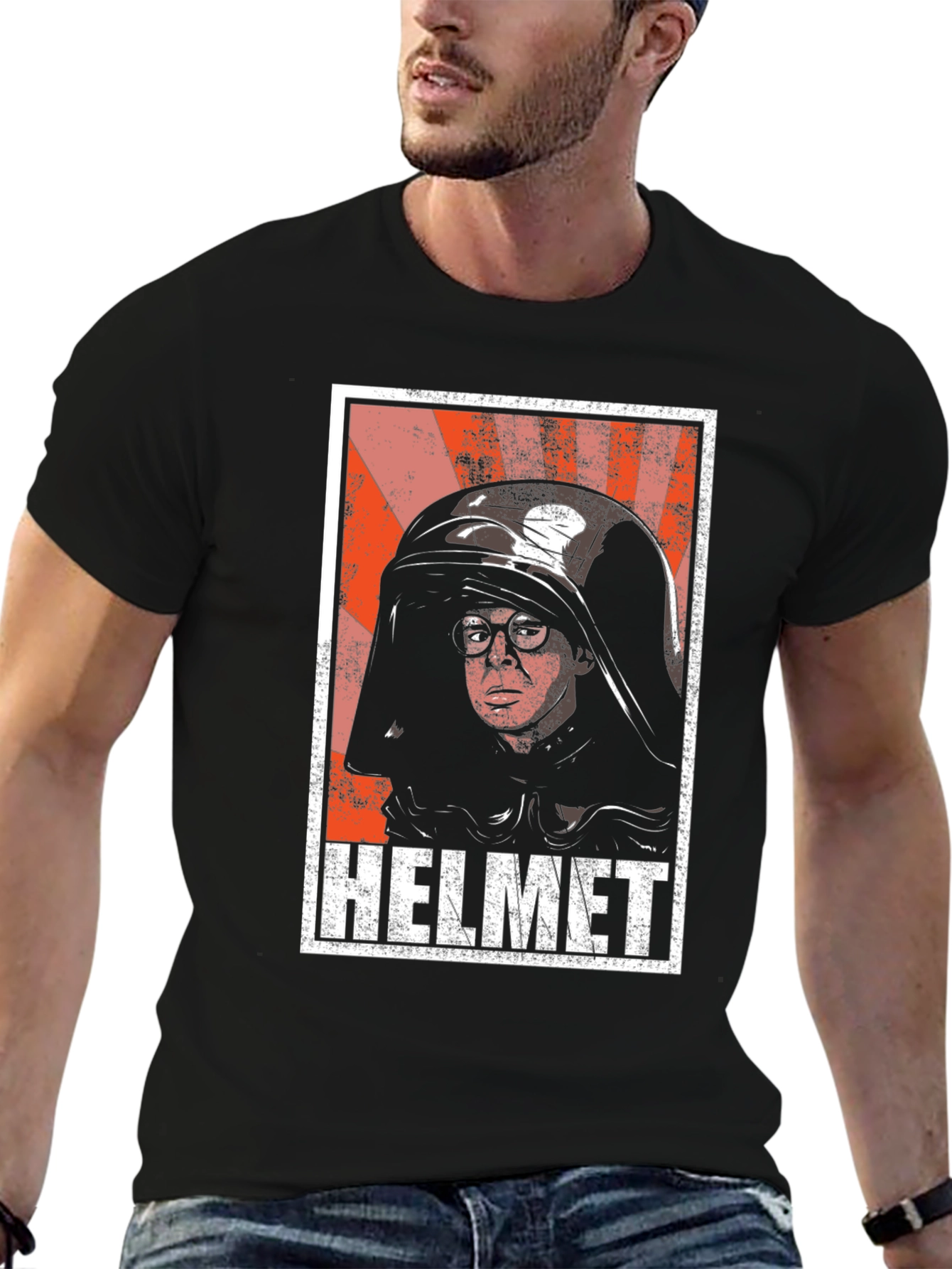 Black Helmet T-Shirt: Dark Helmet Spaceballs Tee view 6