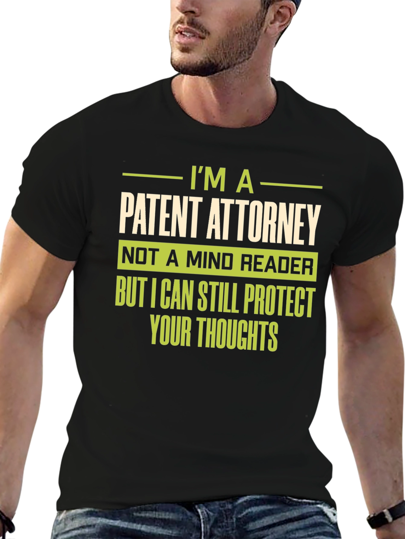 Black Patent Attorney Novelty Graphic Tee view 6