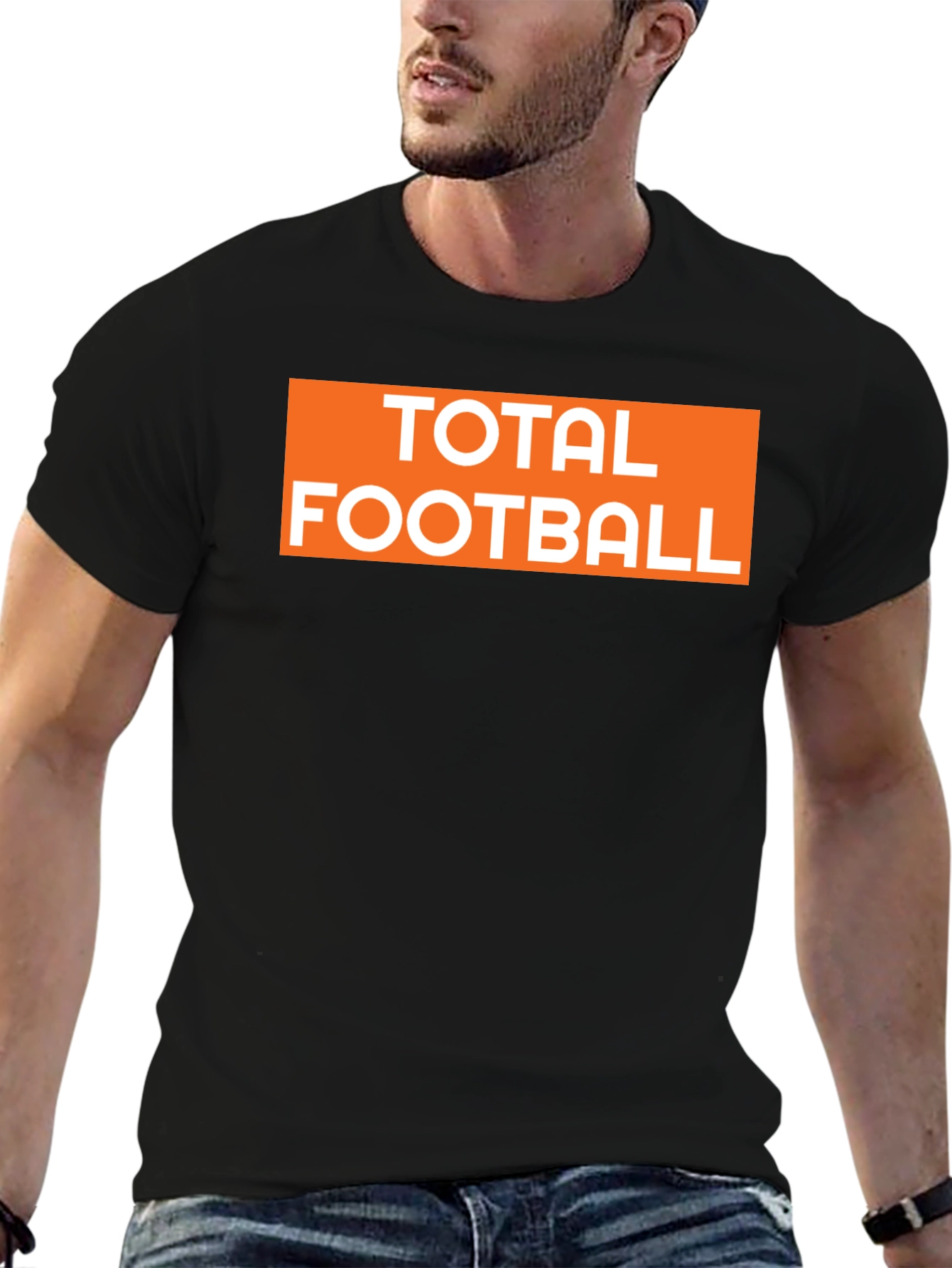 Black Total Football Graphic Tee - Black T-Shirt view 6