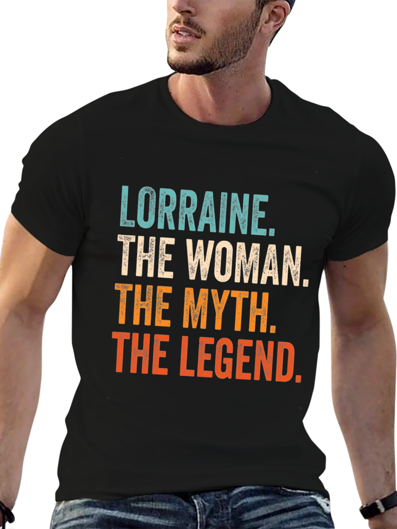 Black Lorraine: The Woman, The Myth, The Legend T-Shirt view 6