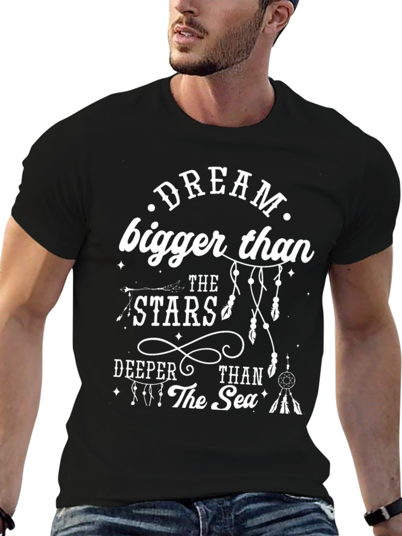 Dream Bigger T-Shirt | Inspirational Graphic Tee - 6