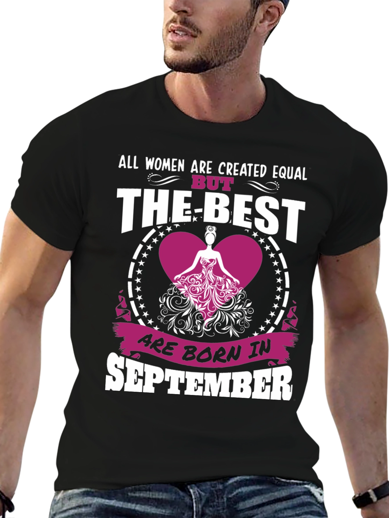 Black Women Created Equal September Birthday T-Shirt view 6
