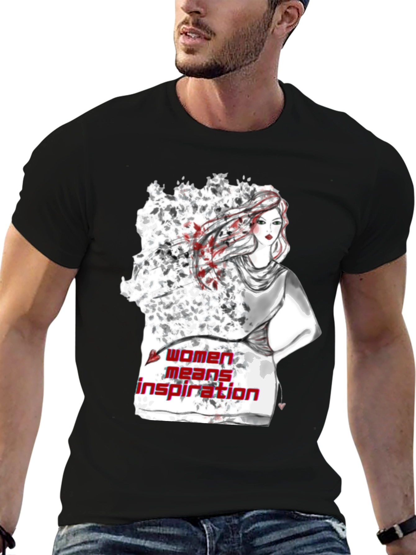 Black Women Inspiration Graphic T-Shirt view 6