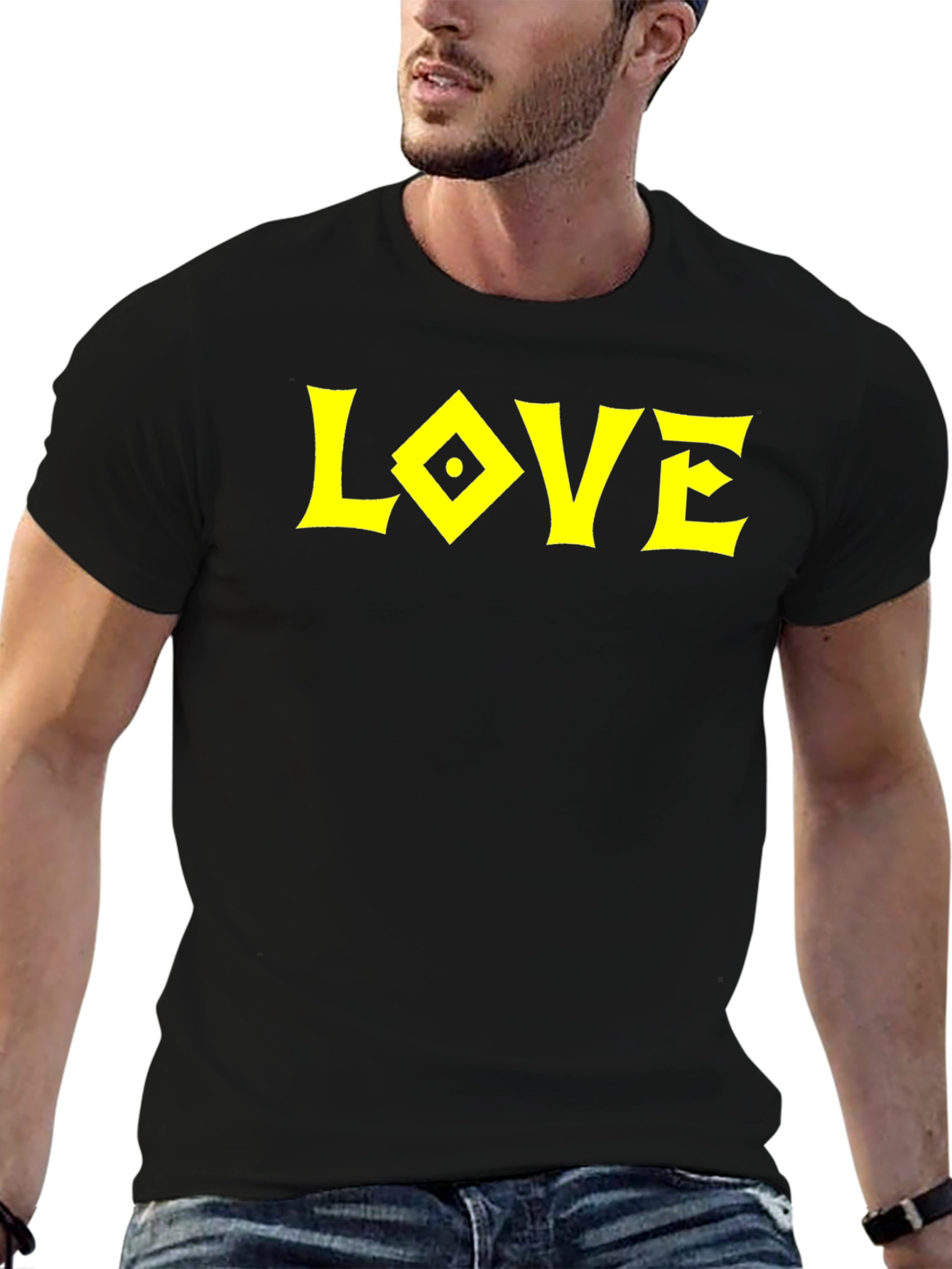 Black Love Graphic Tee - Stylish Unisex T-Shirt view 6