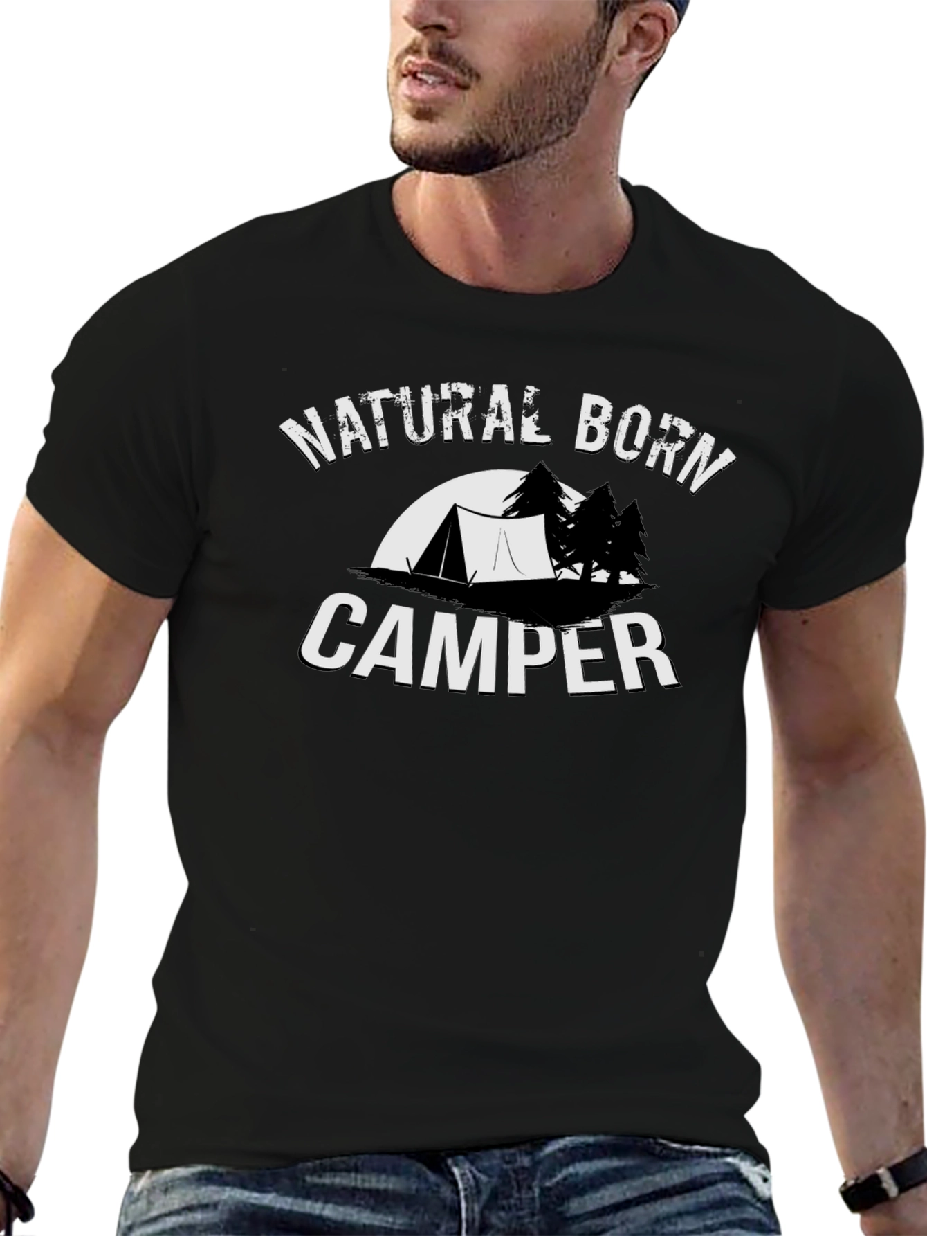 Black Natural Born Camper Black T-Shirt view 6