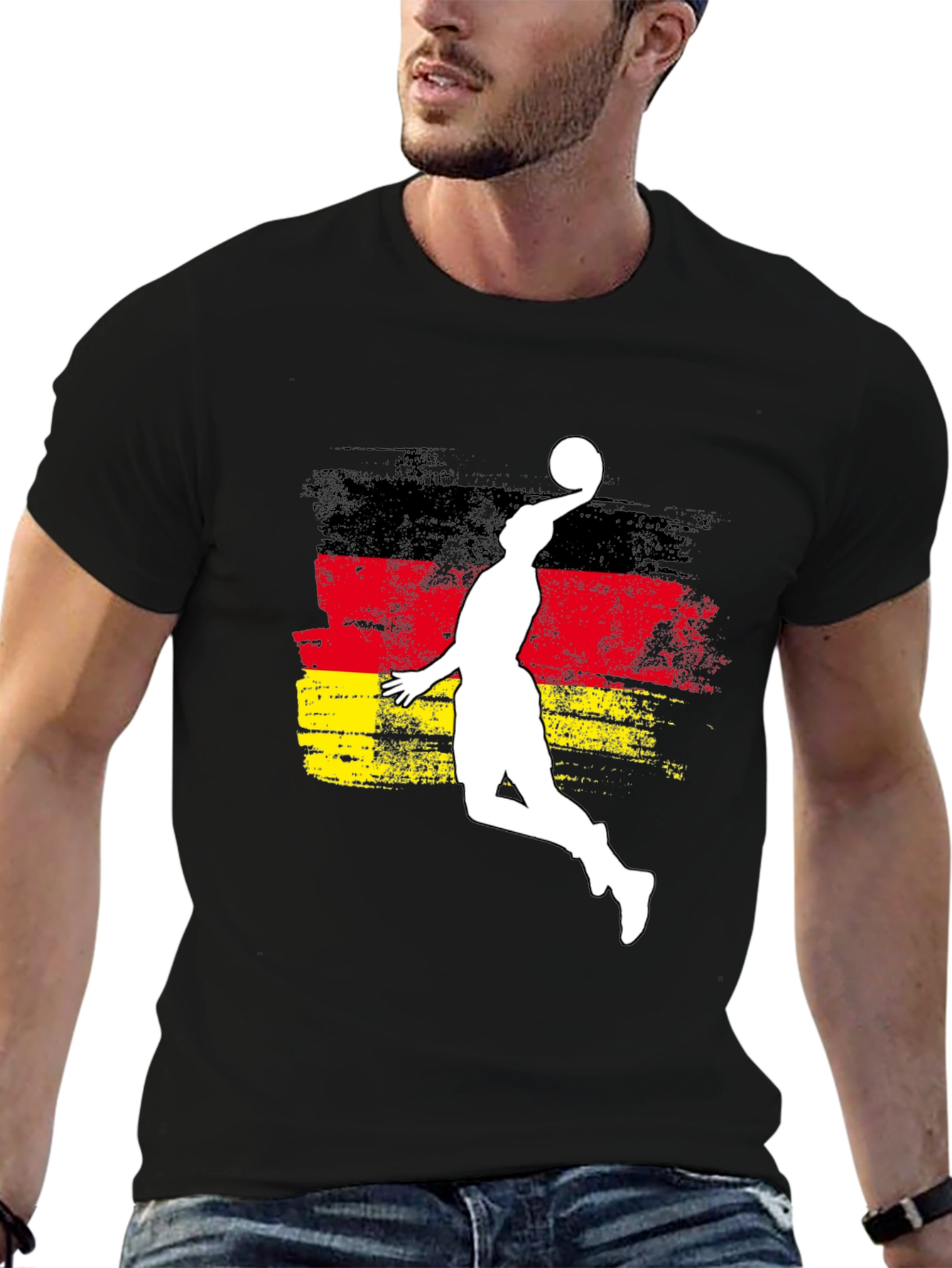 German Basketball Flag T-Shirt - 6