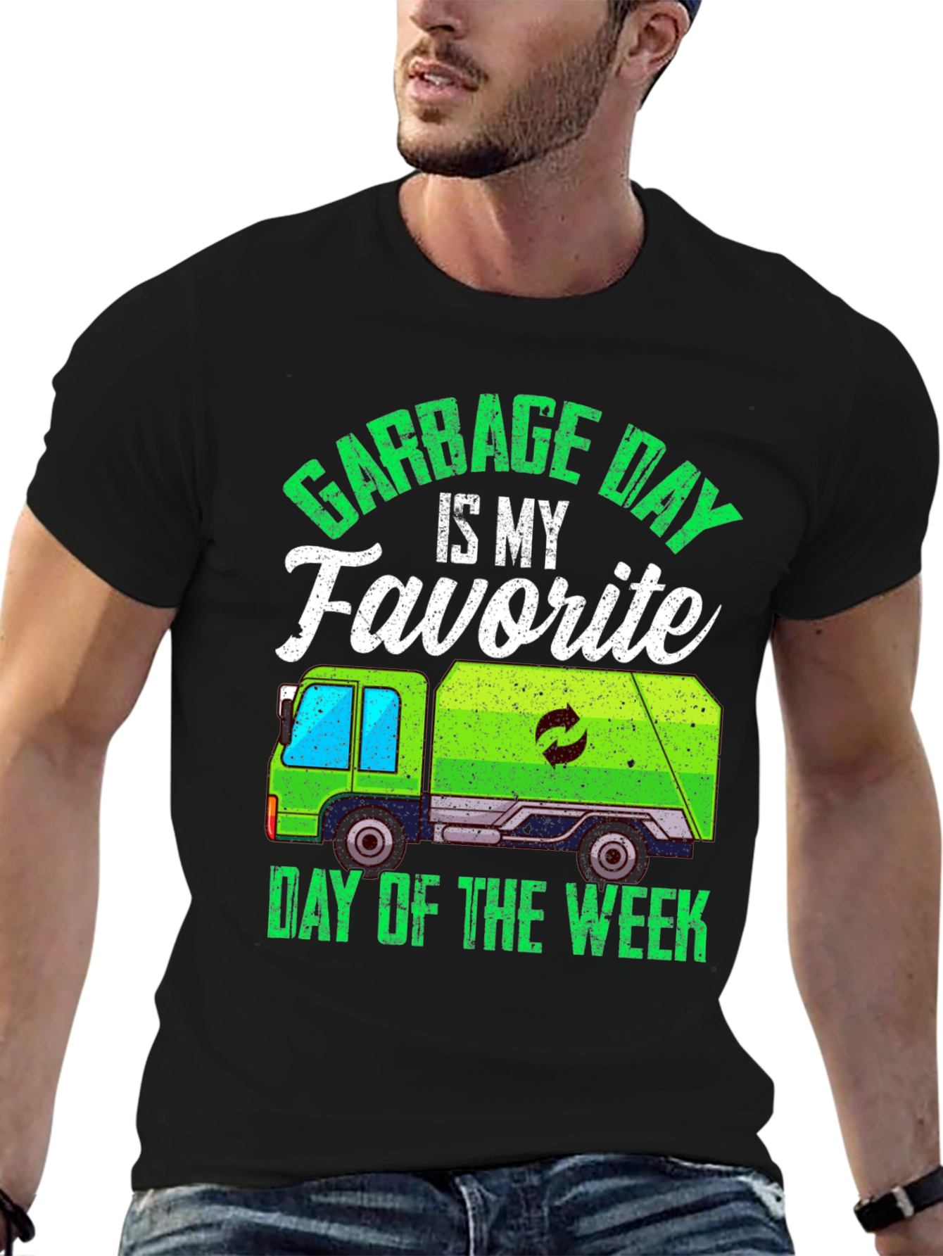 Black Garbage Day Is My Favorite T-Shirt view 6