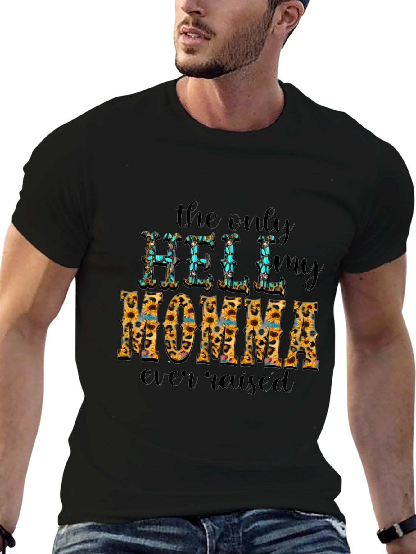 Black Momma Raised Hell Graphic Tee view 6