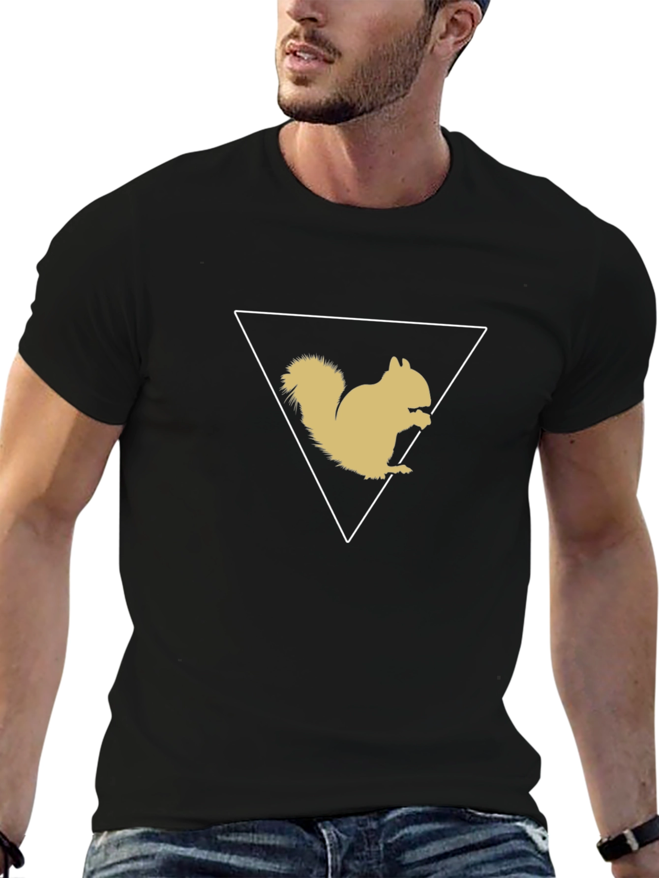 Black Squirrel Graphic Tee view 6
