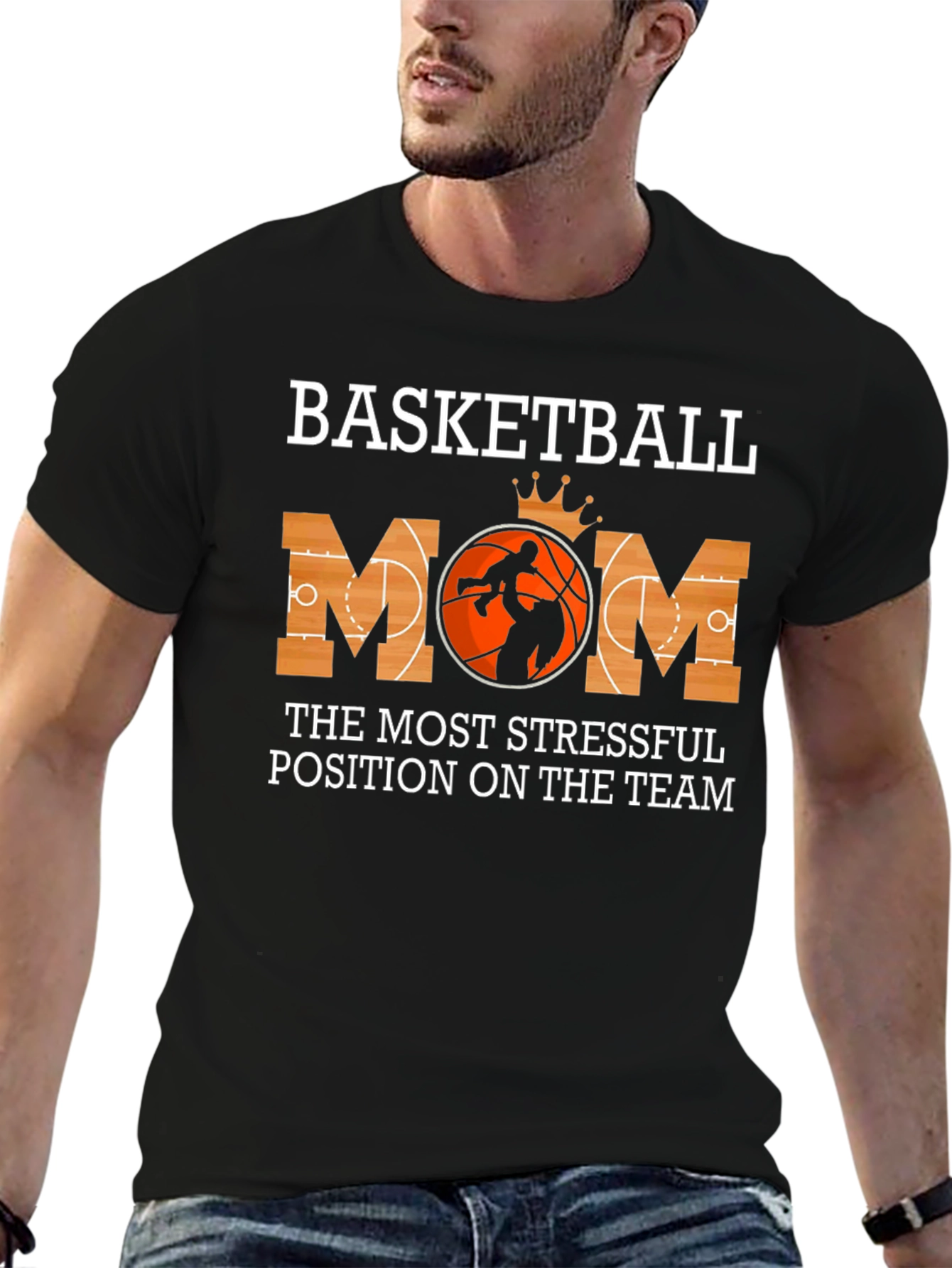 Basketball Mom Graphic T-Shirt - 6