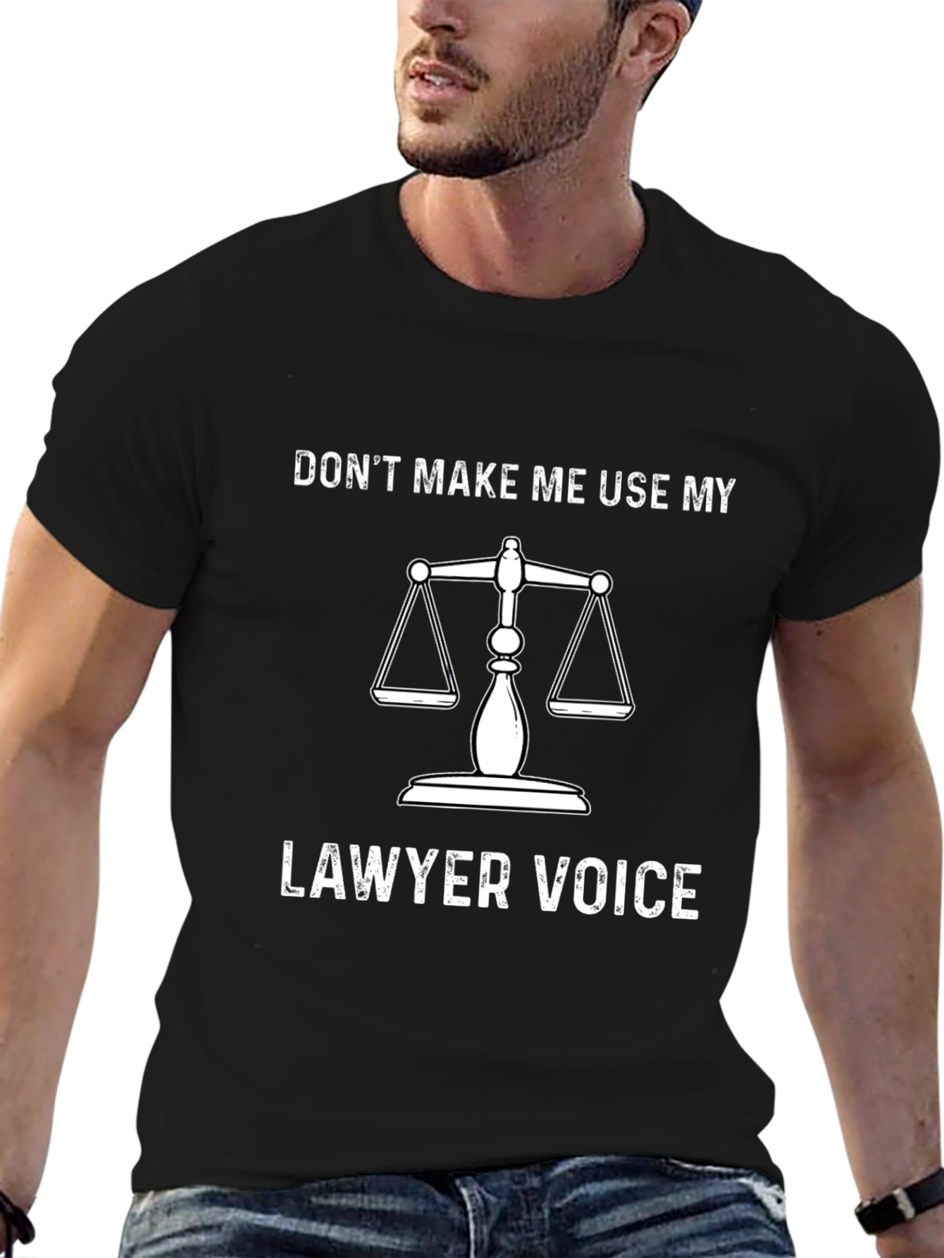 Black Lawyer Voice Graphic Tee - Unisex Adult view 6
