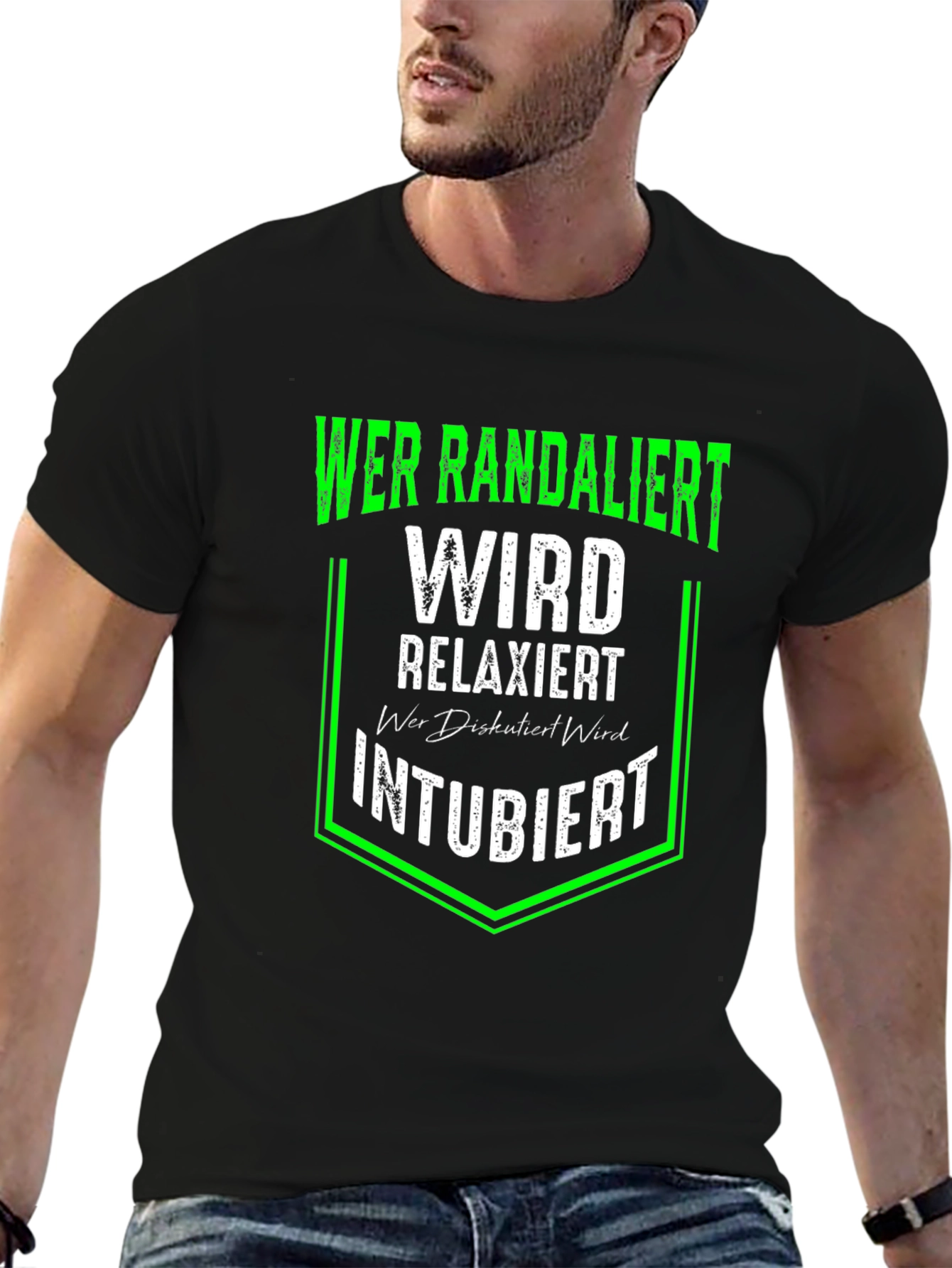 Wer Randaliert T-Shirt - Funny German Humor Tee - 6