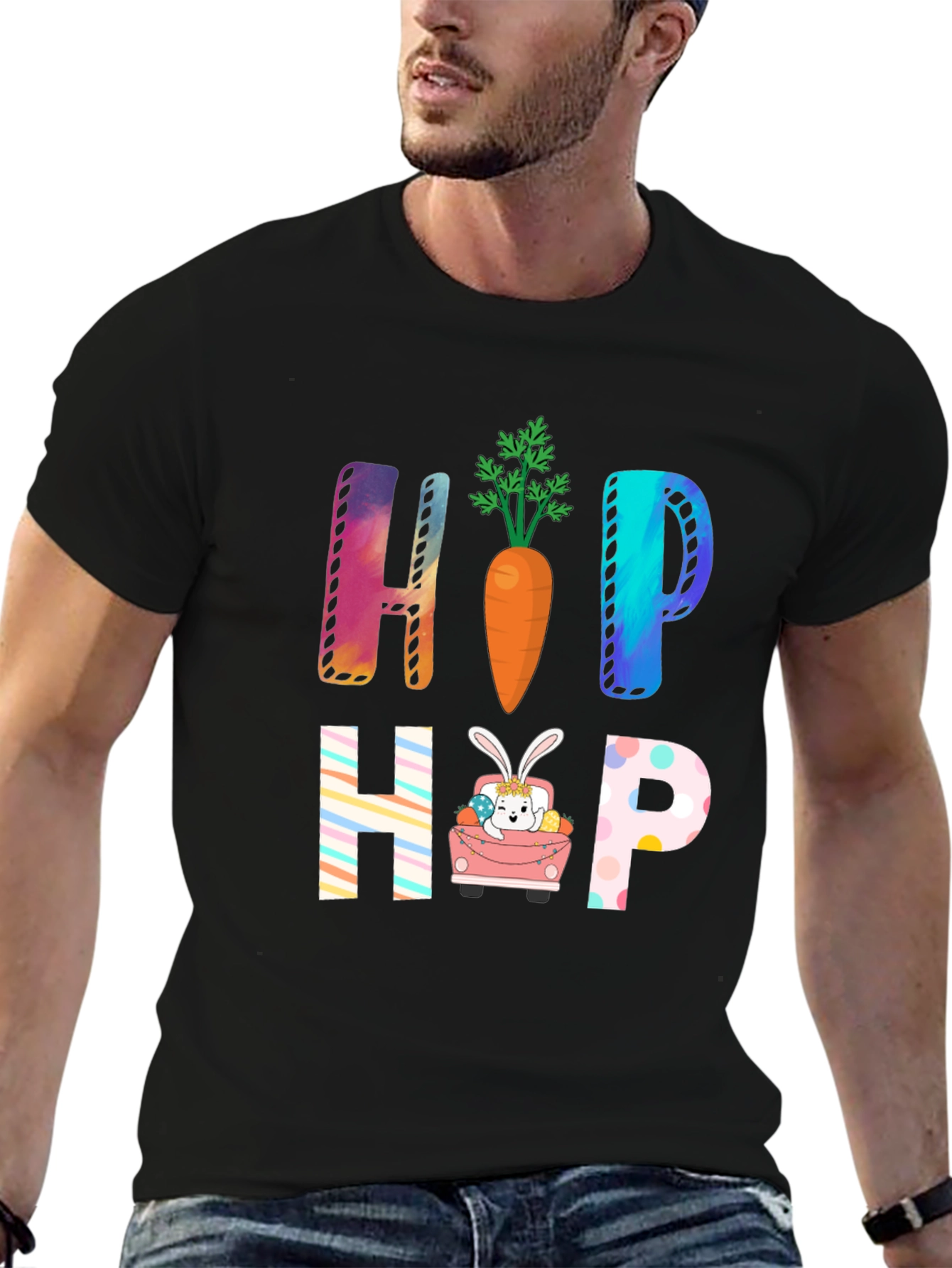 Black Easter Hop T-Shirt view 6