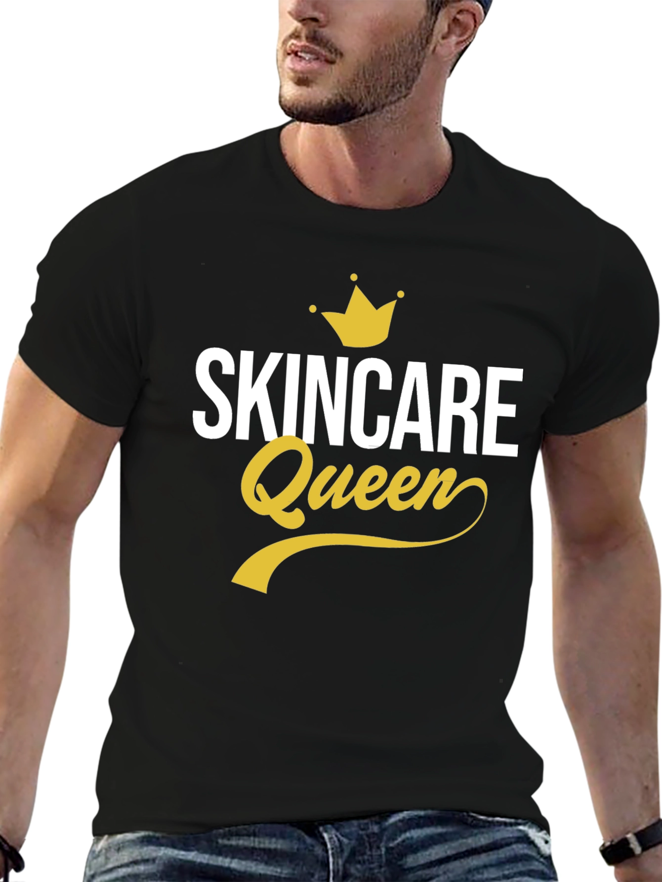 Black Skincare Queen Graphic T-Shirt - Stylish & Comfy view 6