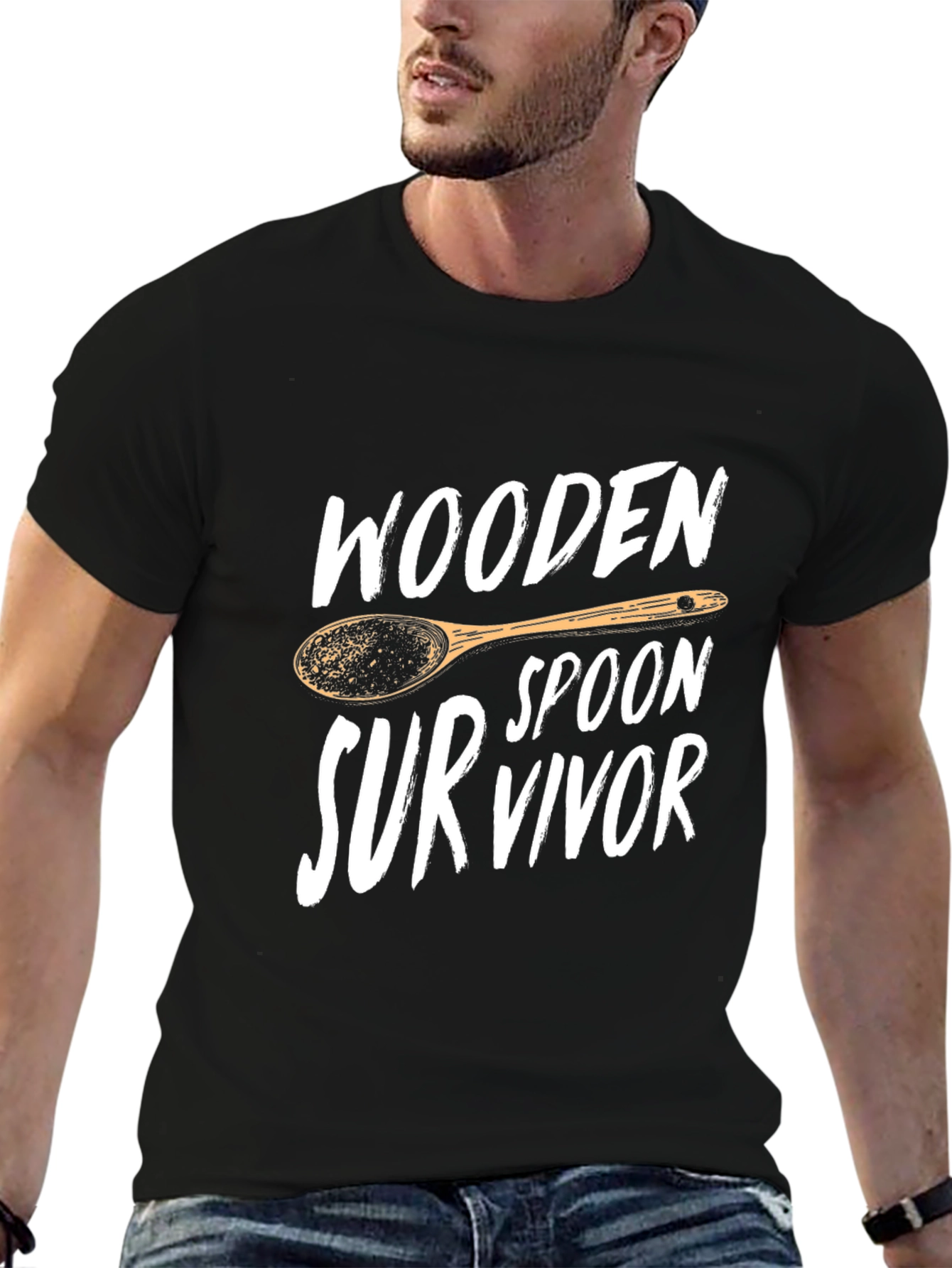 Black Wooden Spoon Survivor Graphic Tee view 6