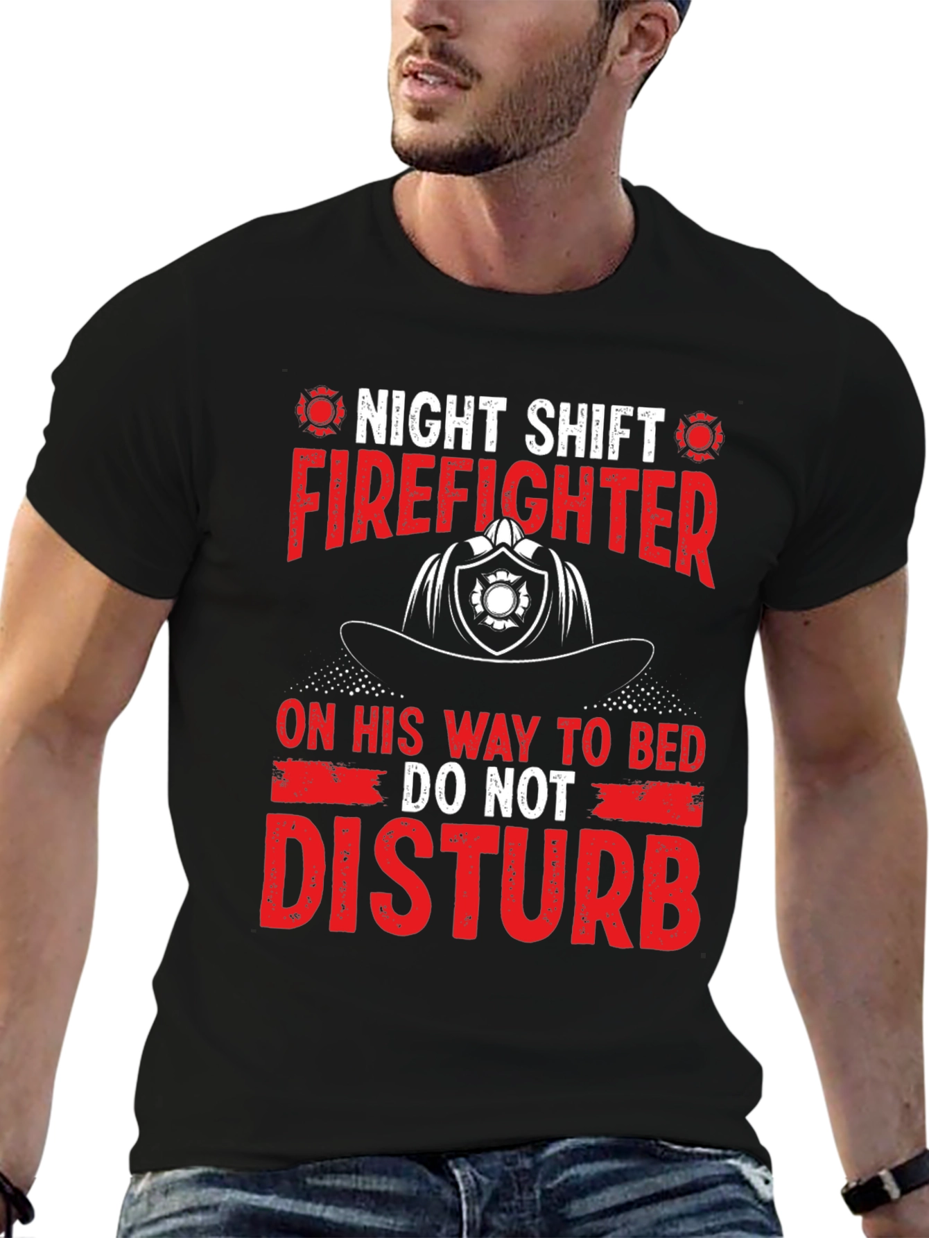 Night Shift Firefighter T-Shirt - Do Not Disturb - 6
