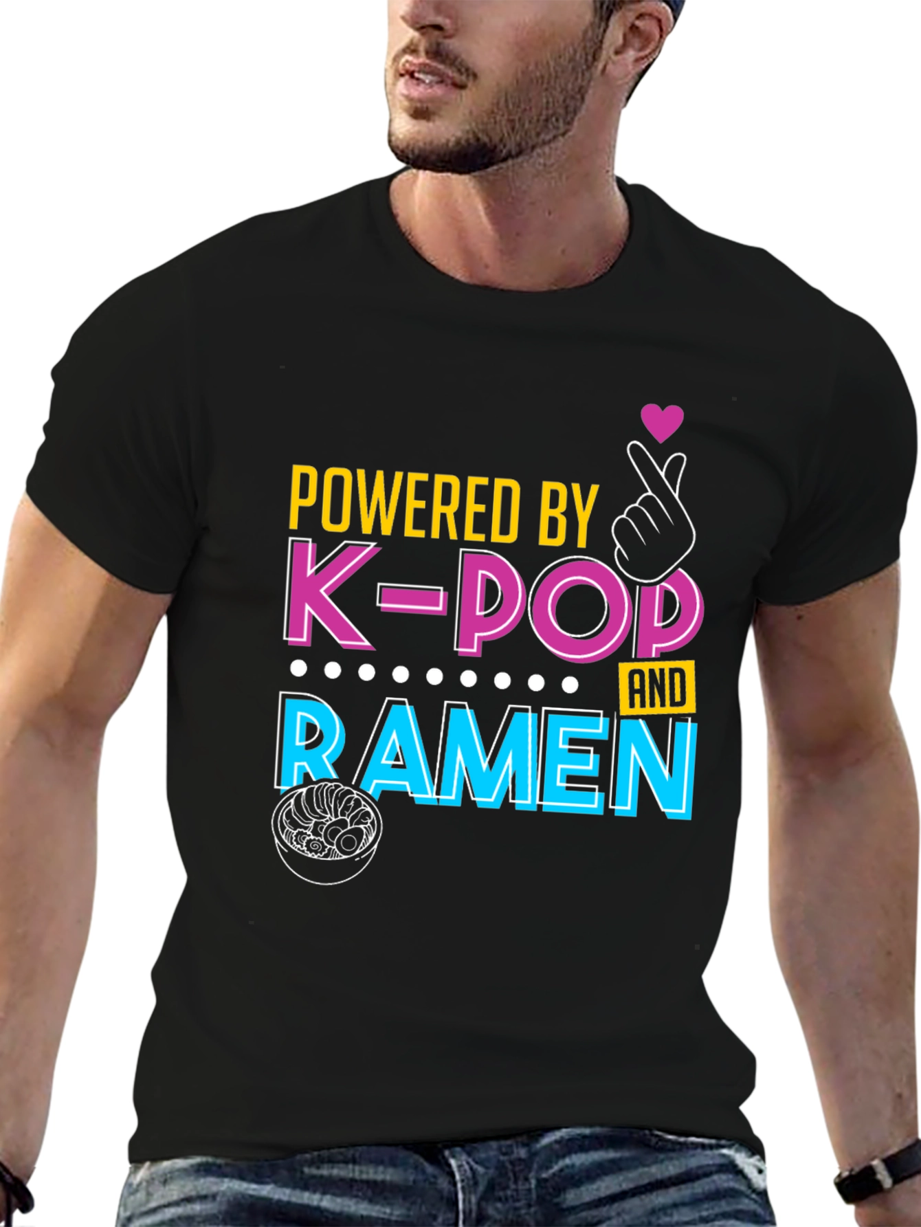 Powered By K-Pop and Ramen T-Shirt - 6