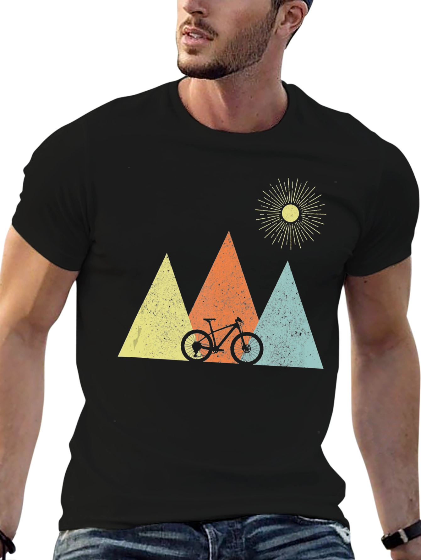 Black Mountain Bike T-Shirt - Adventure Style view 6