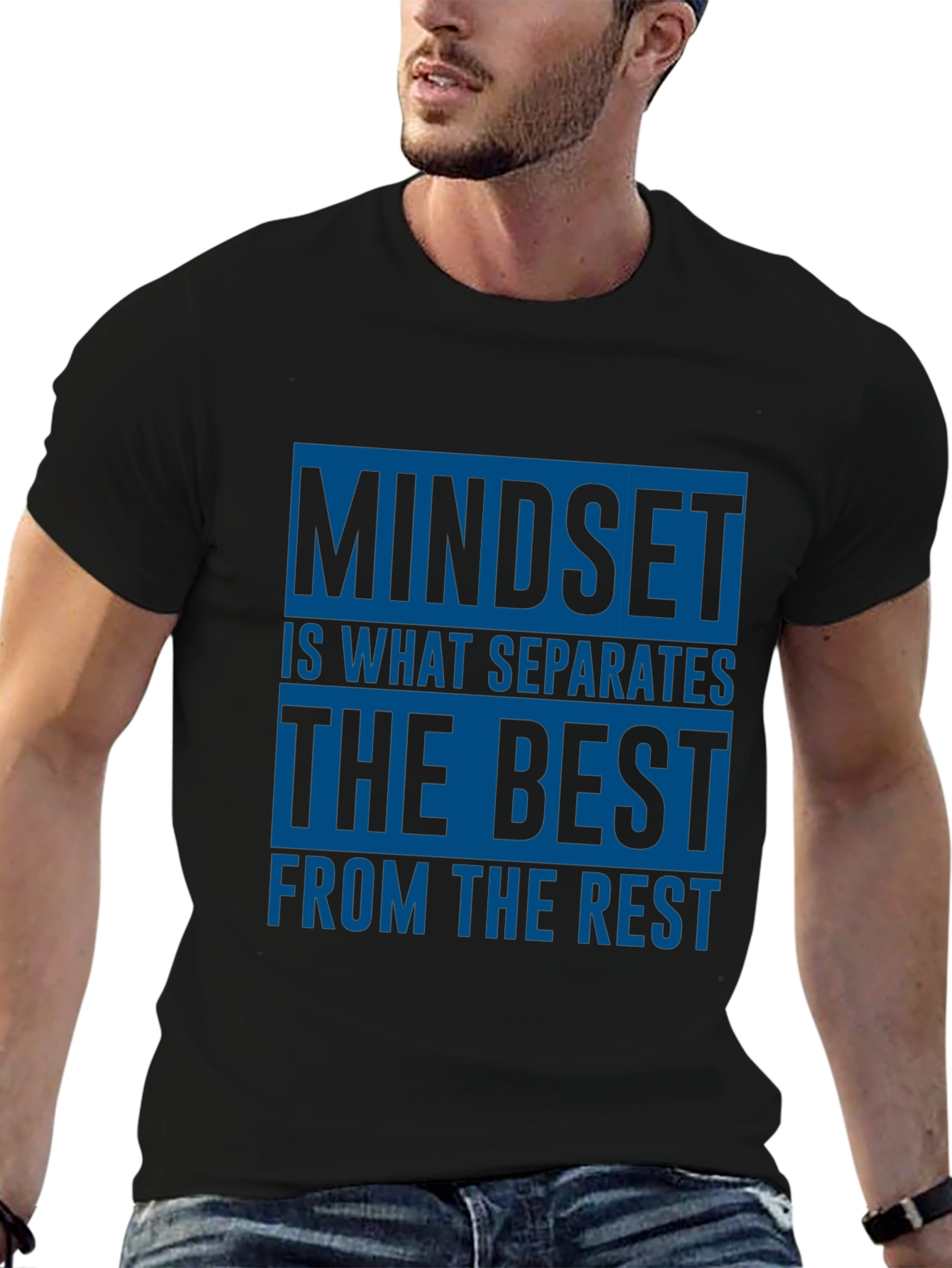 Black Mindset T-Shirt - Separates the Best From the Rest view 6