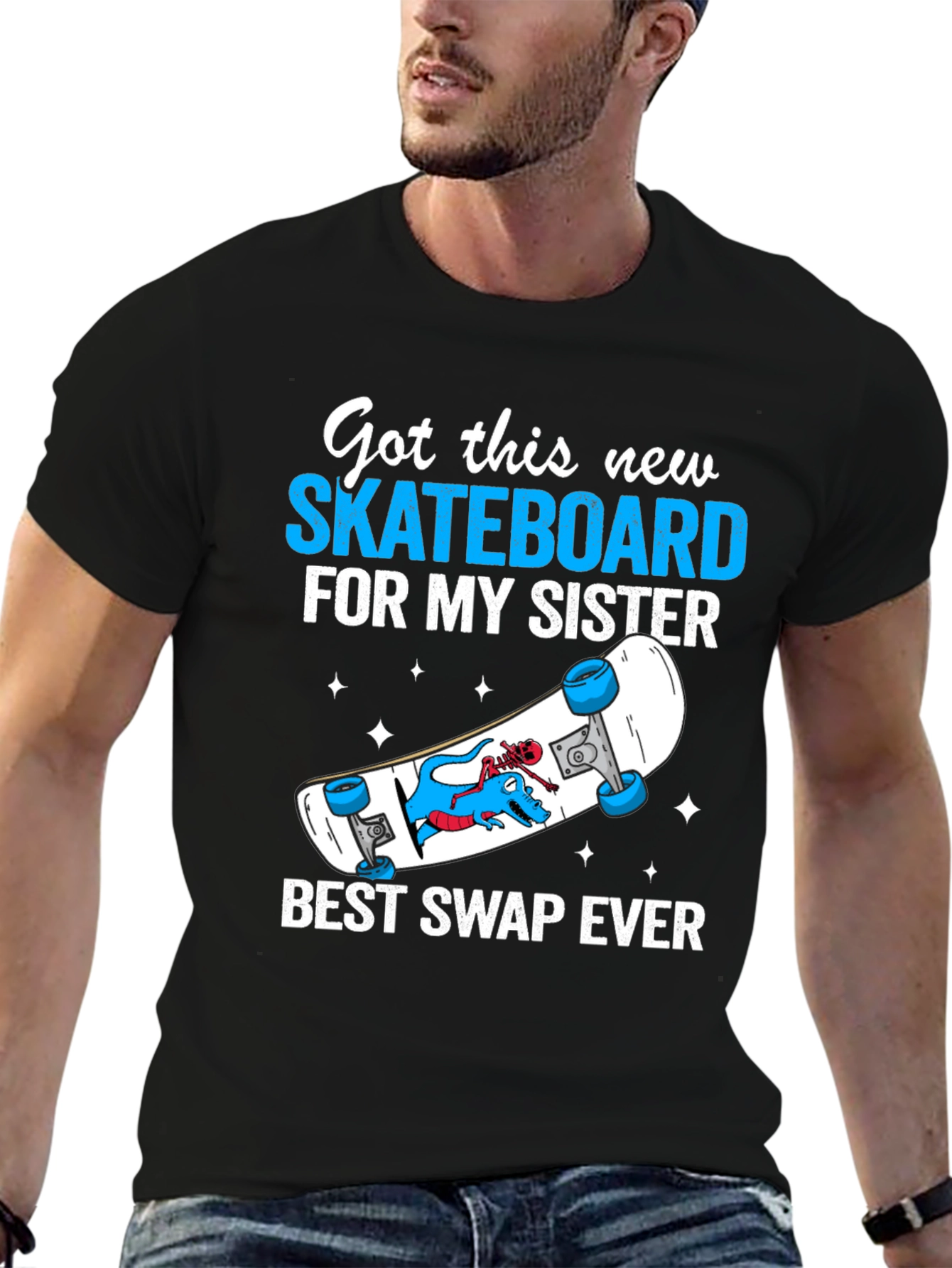 Skateboard Sister Graphic Tee - 6