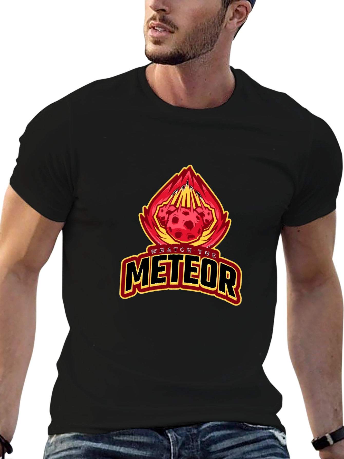 Black Watch the Meteor Black Graphic Tee view 6