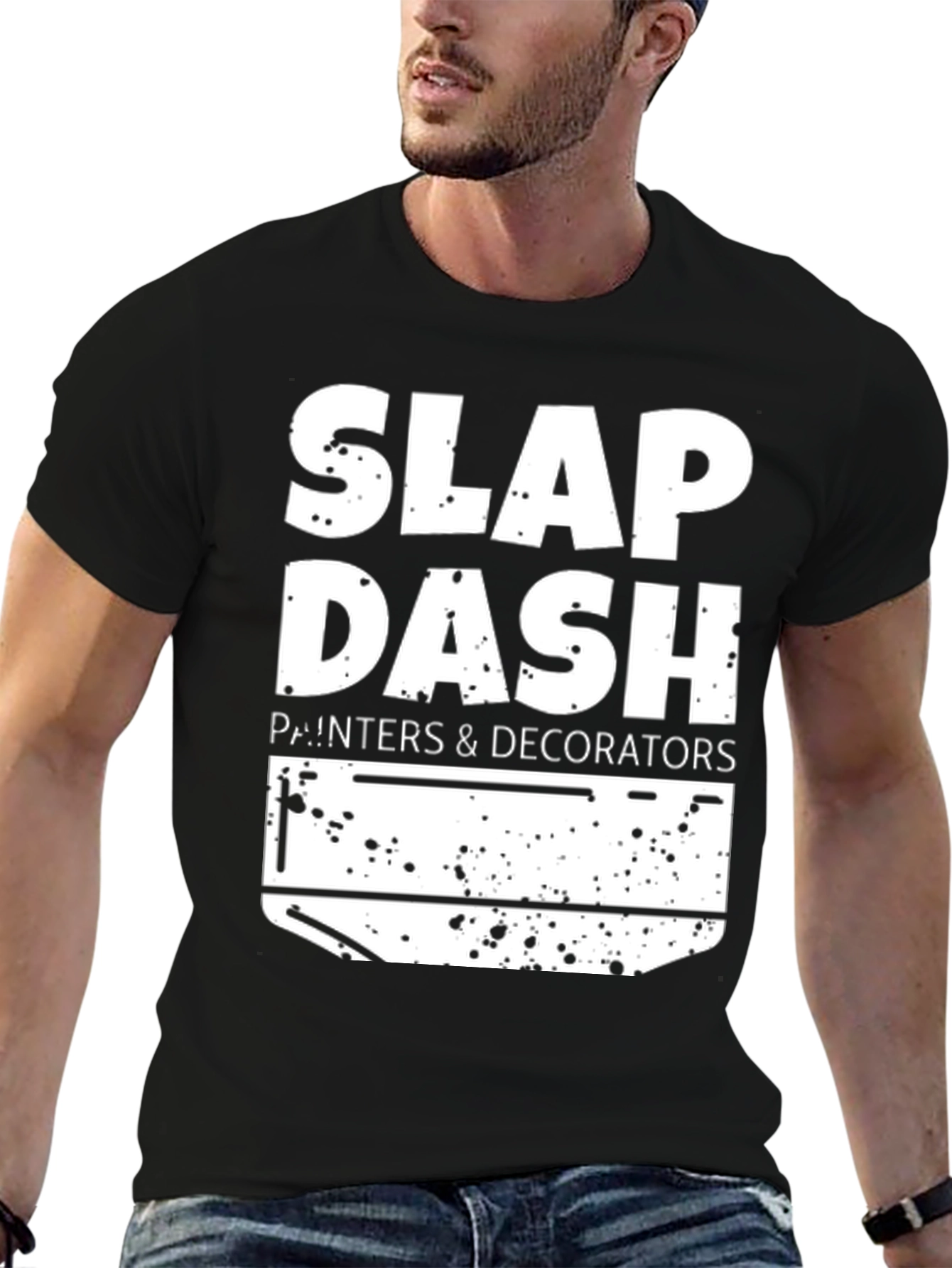 Slap Dash Painters T-Shirt - Funny Decorator Tee - 6