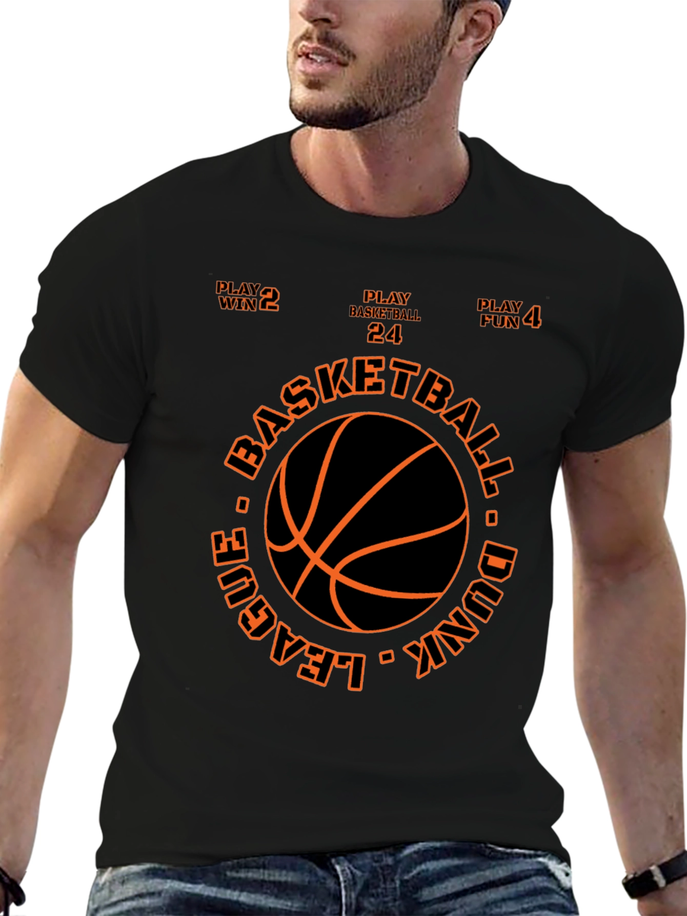 Basketball League Dunk T-Shirt - 6