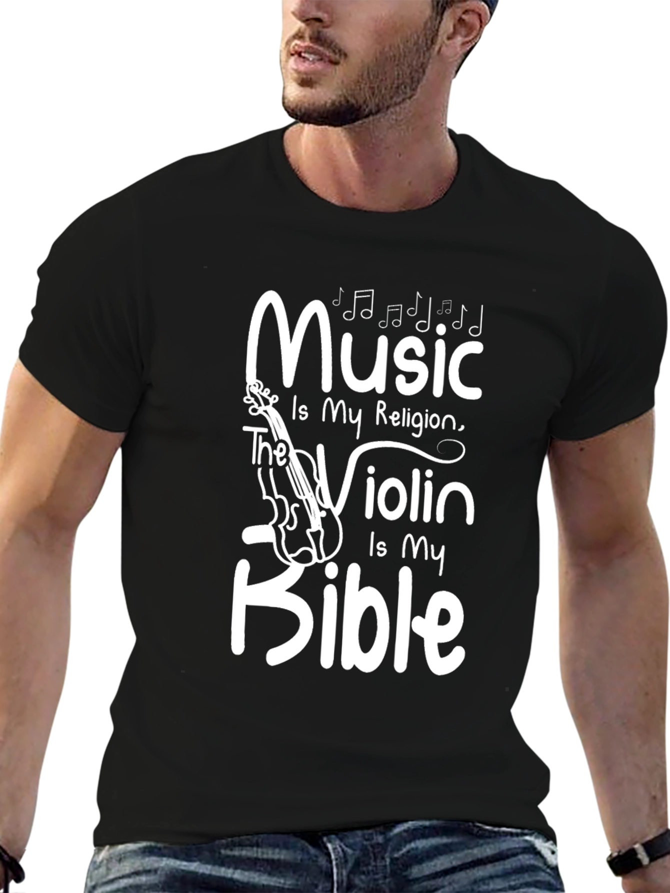 Black Music is My Religion T-Shirt view 6