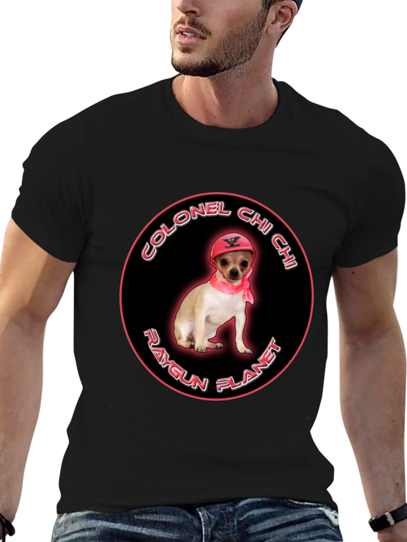 Black Colonel Chi Chi Raygun Planet Black T-Shirt view 6