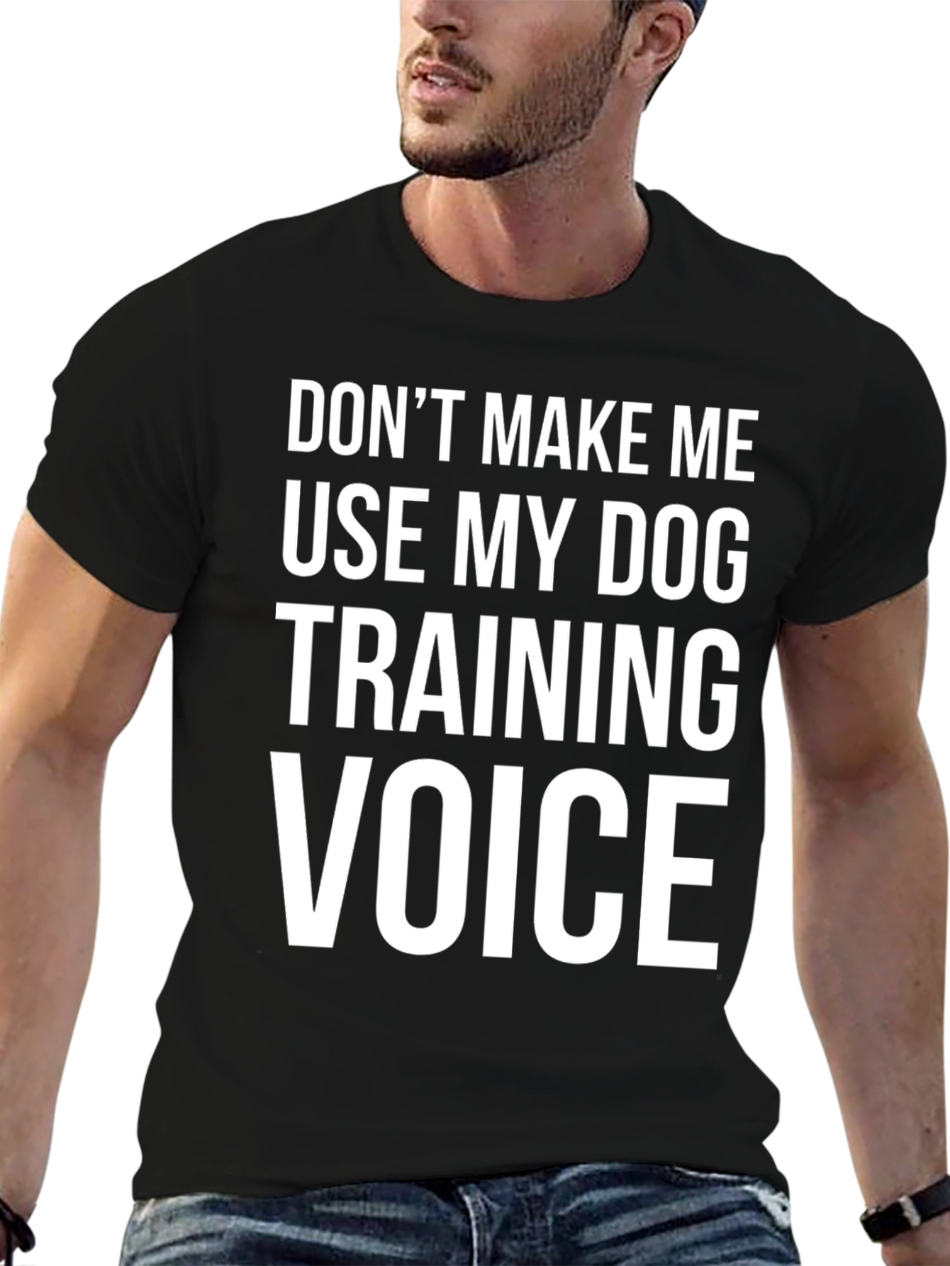 Dog Training Voice T-Shirt - Funny Pet Owner Tee - 6
