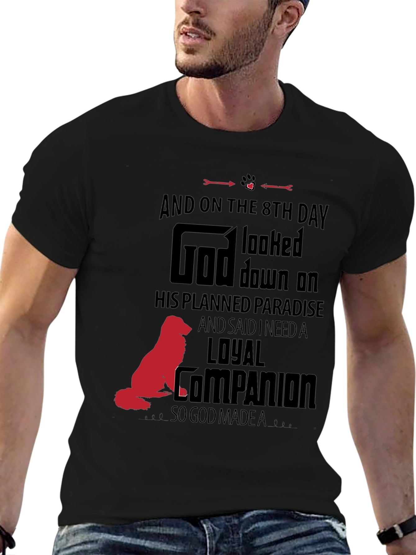 Dog Lover T-Shirt: Loyal Companion Design - 6
