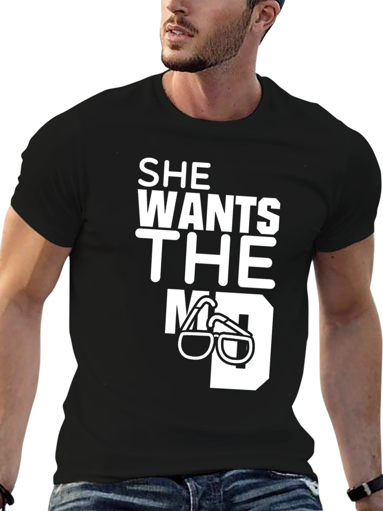 Black She Wants The MD T-Shirt view 6