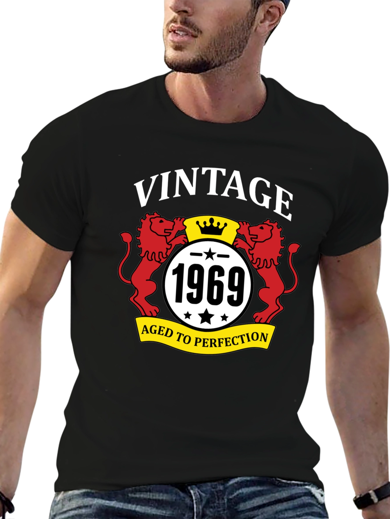 Vintage 1969 Aged to Perfection Graphic Tee - 6